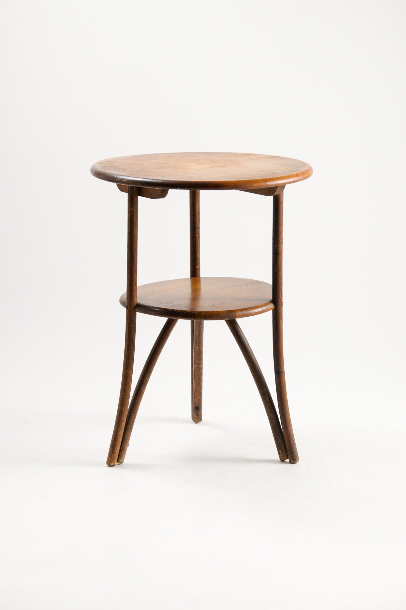 Bentwood Pedestal Round Table / 曲げ木脚 円卓 (ウッド) – STORE IN
