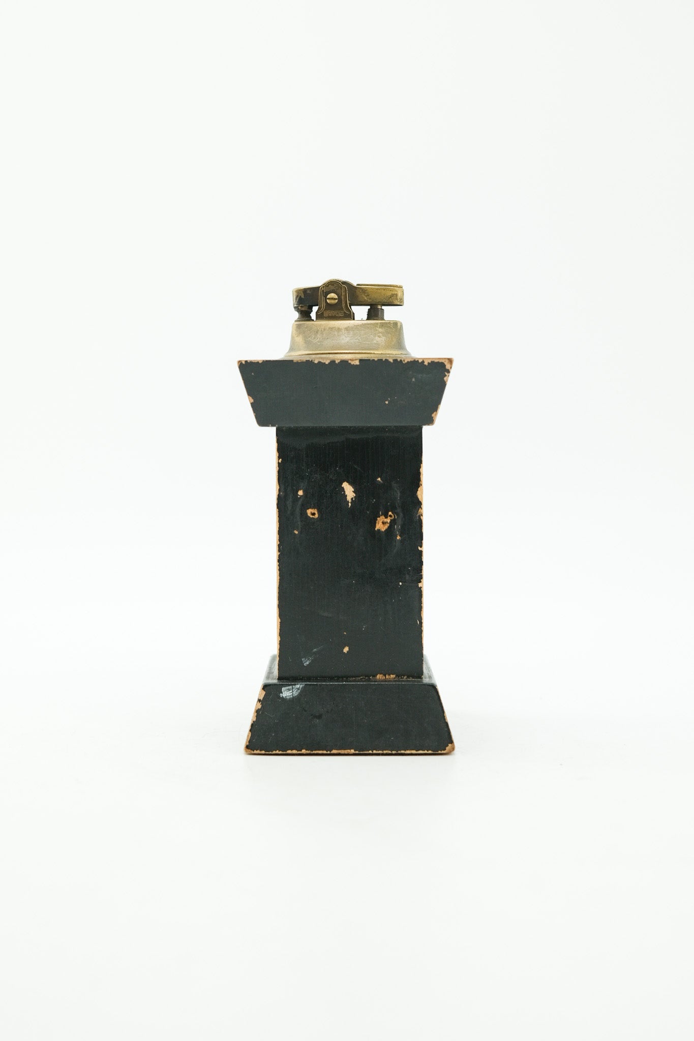 Vintage Wooden Column Table Lighter / ヴィンテージ 木製コラム 卓上