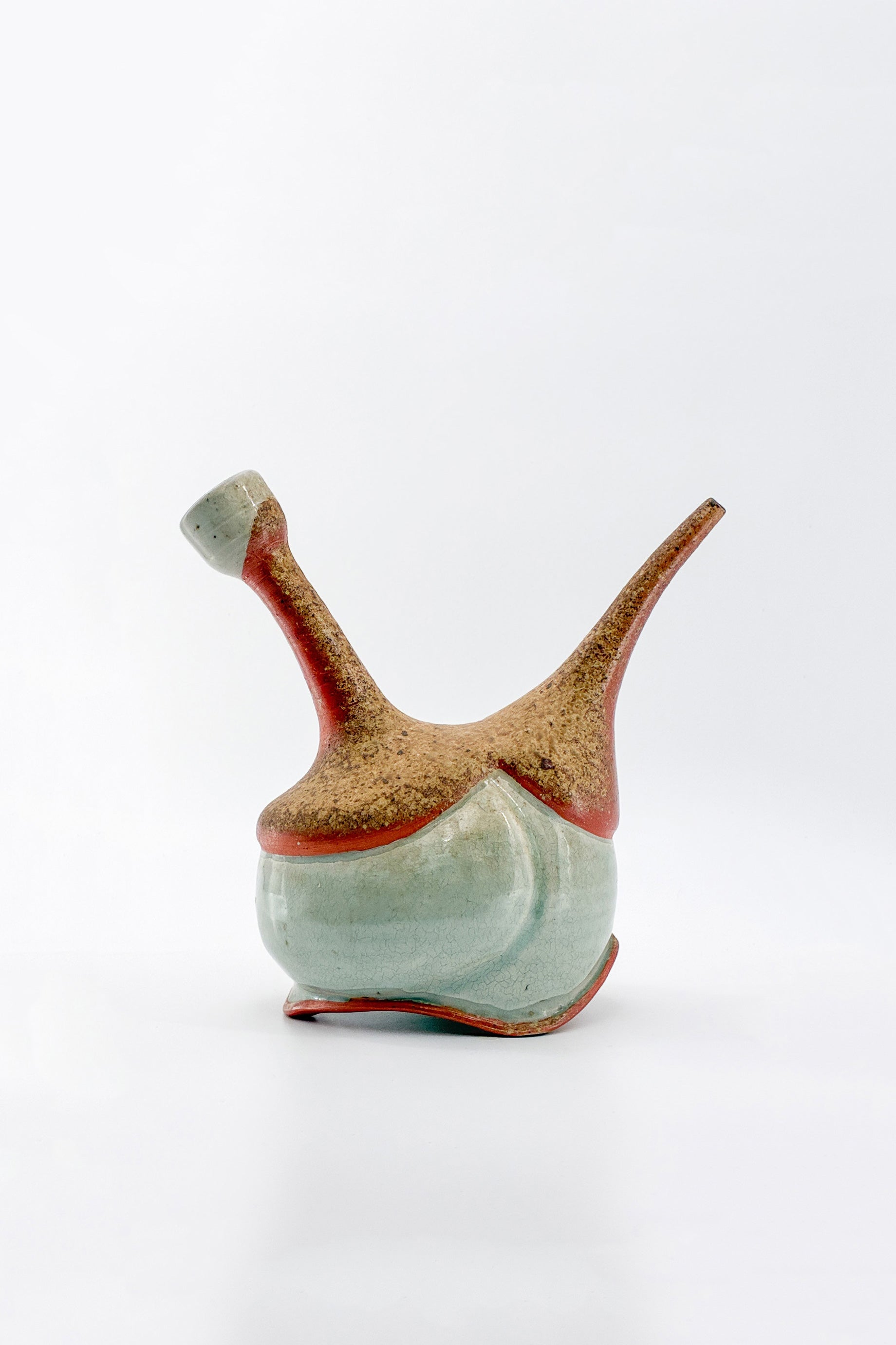 Abstract Ceramic Sculptural Vase / 抽象的フォルム セラミック