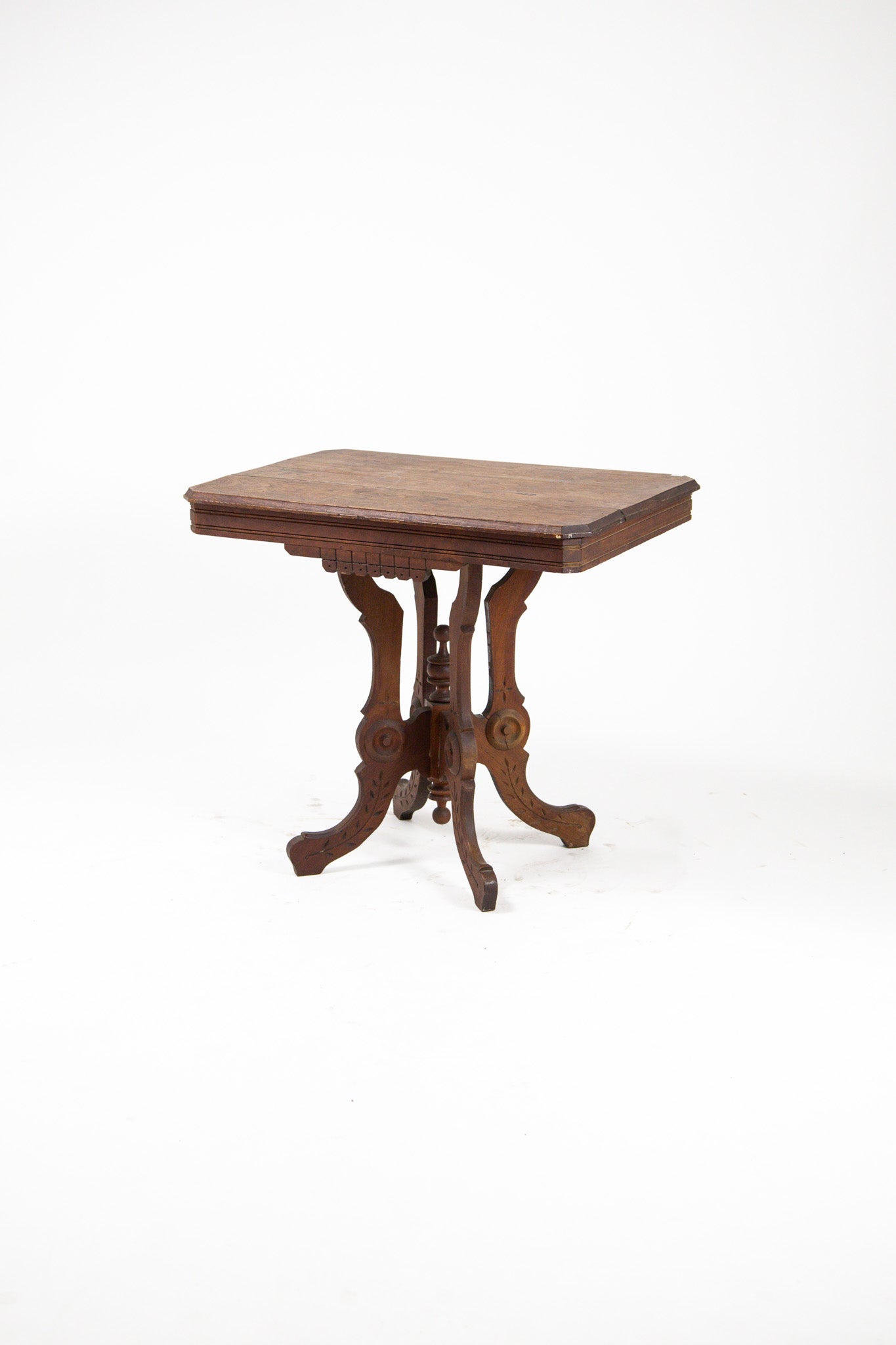 アンティーク木製　サイドテーブル Wood Side Table / 木製サイドテーブル – STORE IN FACTORY Online