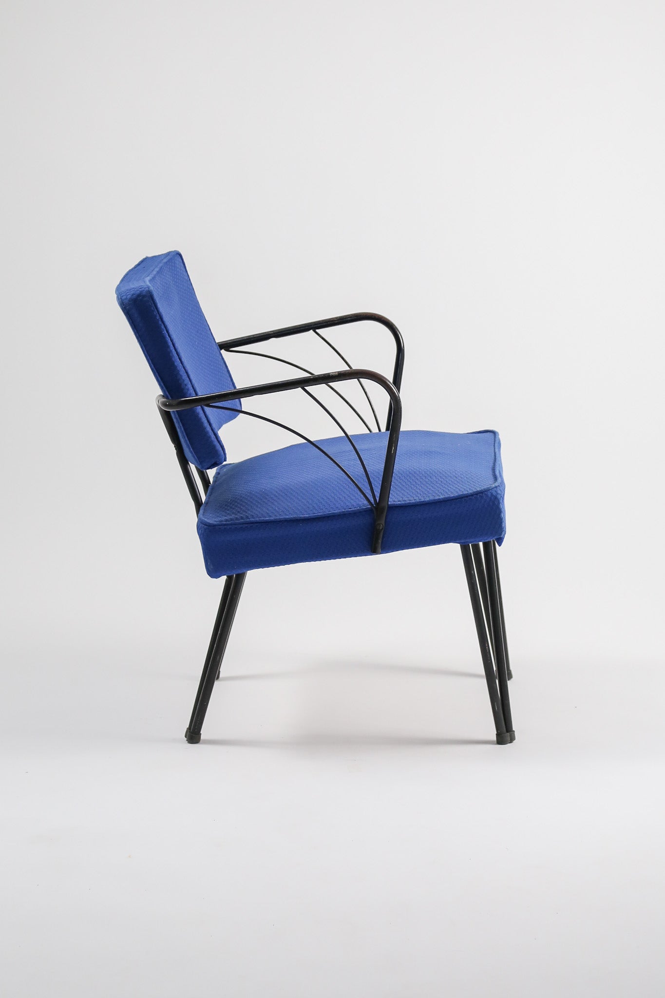 Blue Fabric Armchair / ブルーファブリック アームチェア