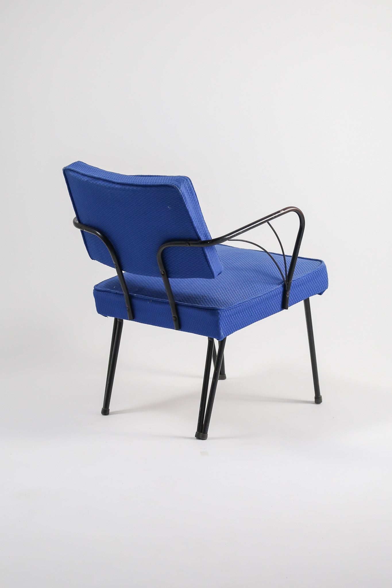 Blue Fabric Armchair / ブルーファブリック アームチェア