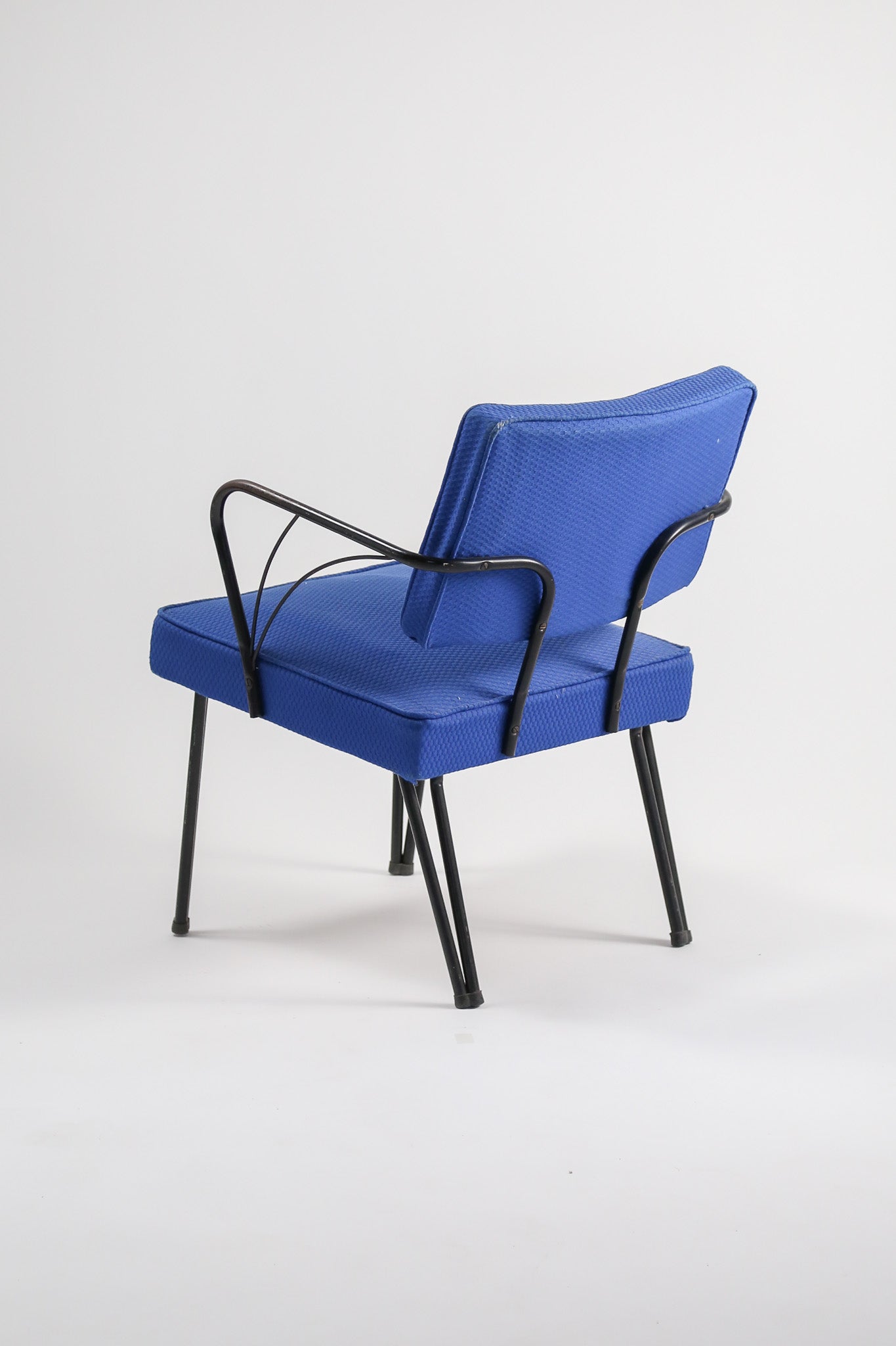 Blue Fabric Armchair / ブルーファブリック アームチェア