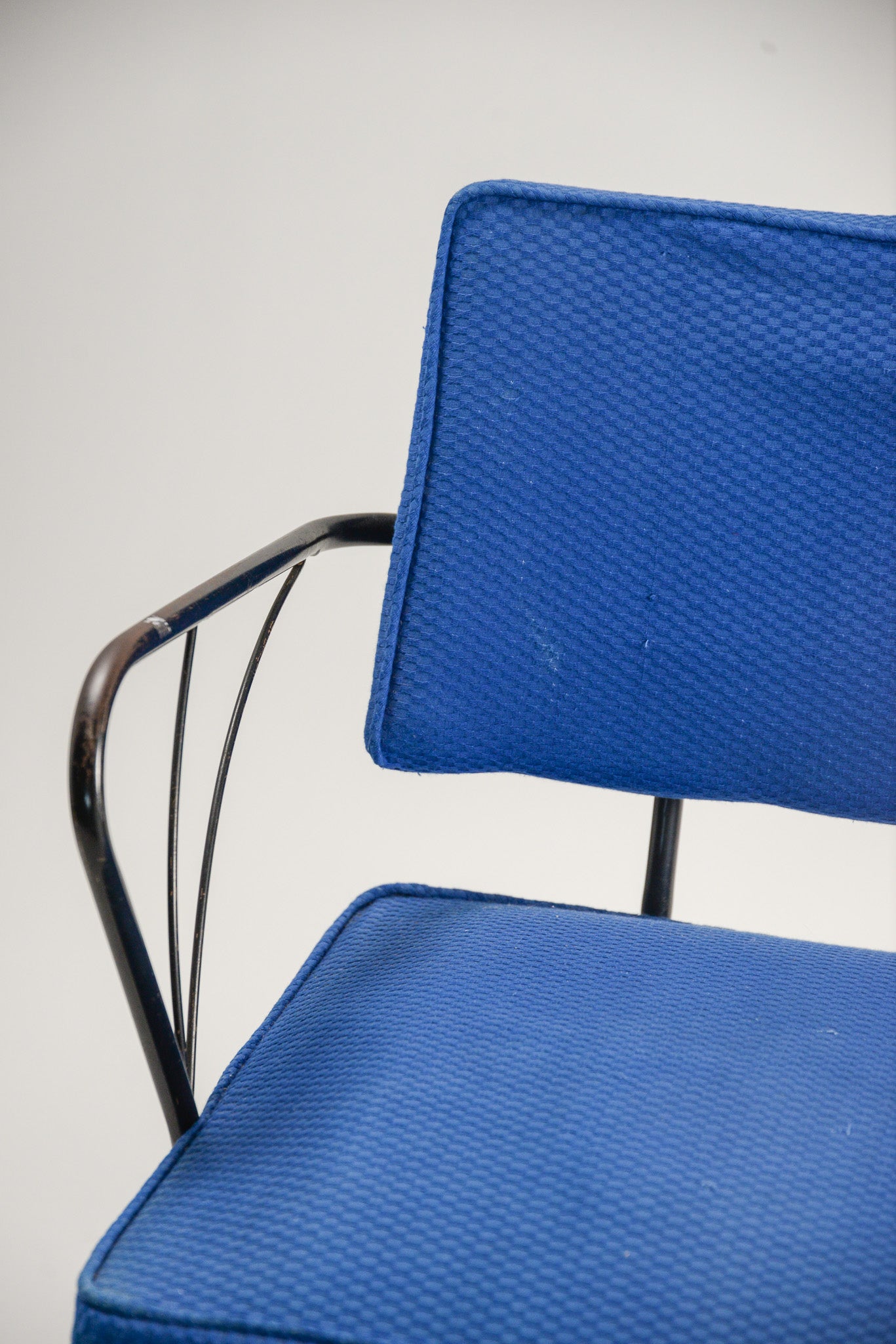 Blue Fabric Armchair / ブルーファブリック アームチェア