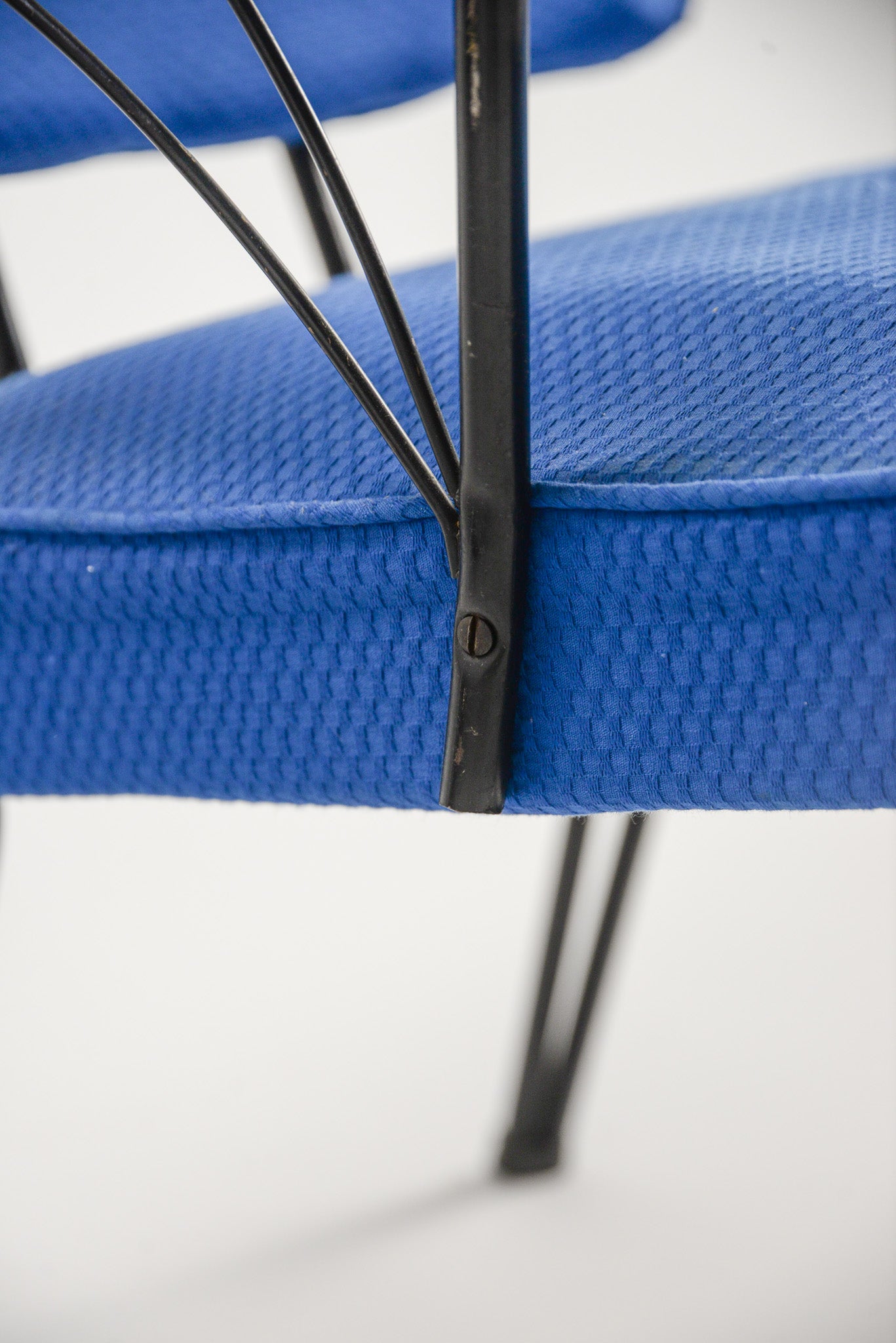 Blue Fabric Armchair / ブルーファブリック アームチェア