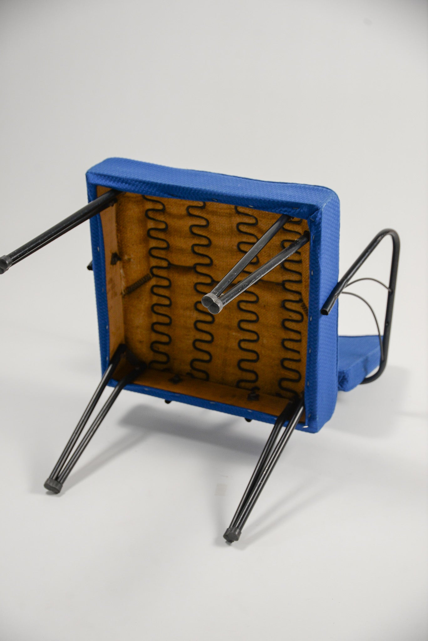 Blue Fabric Armchair / ブルーファブリック アームチェア