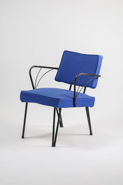 Blue Fabric Armchair / ブルーファブリック アームチェア
