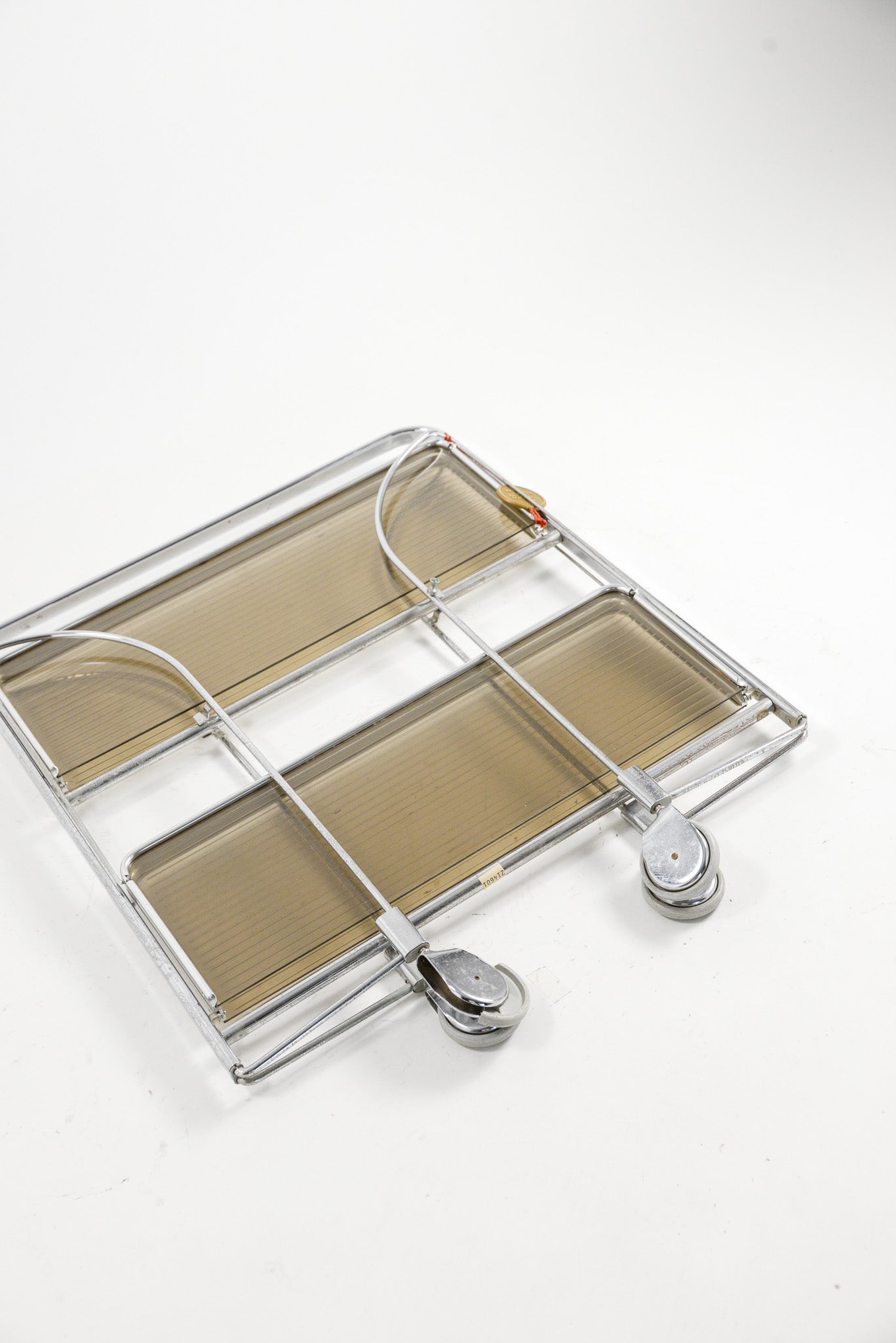 Chrome Acrylic Folding Wagon / クローム×アクリルトレー 折りたたみワゴン