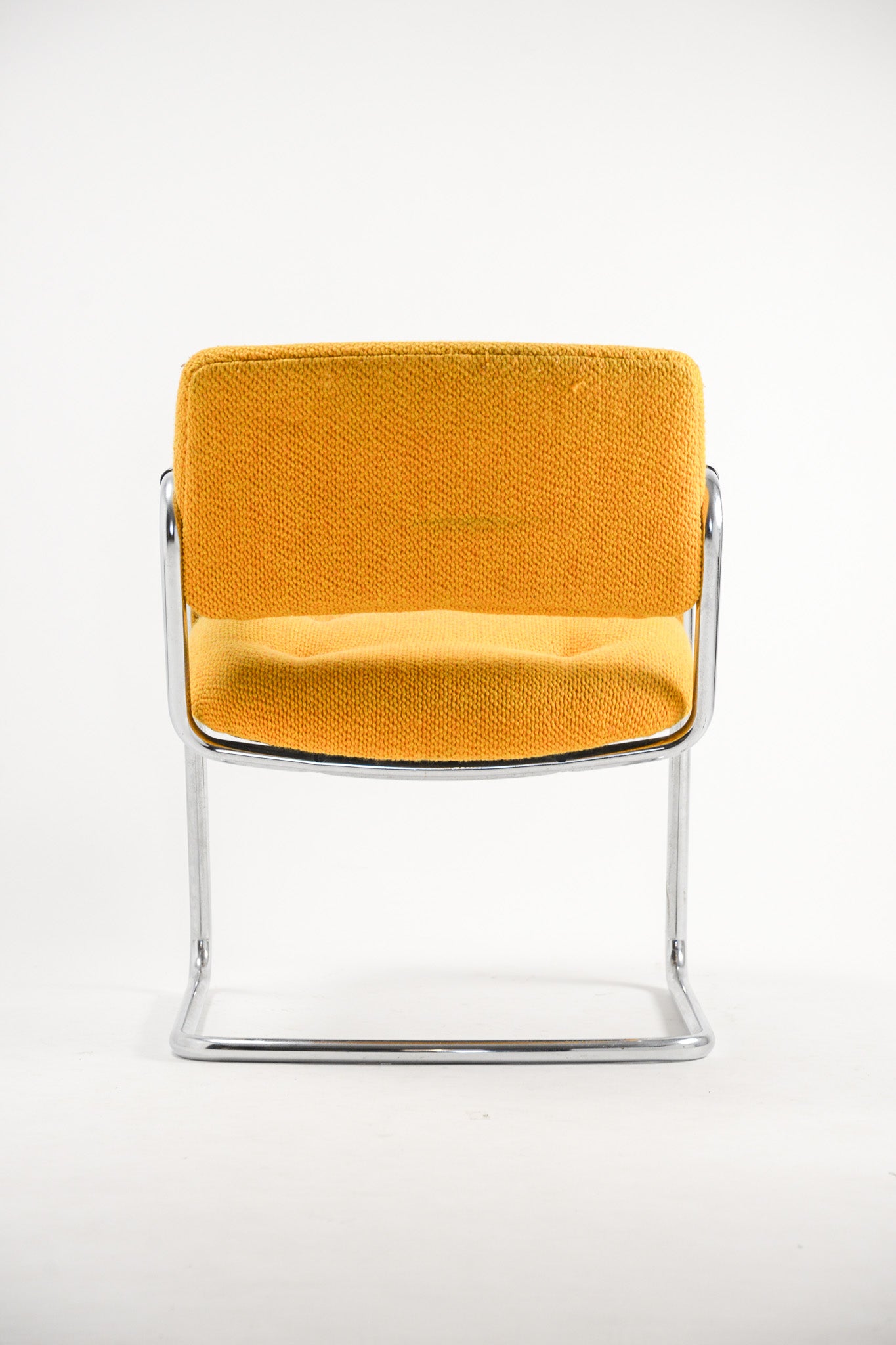 Yellow Fabric Armchair / イエローファブリックアームチェア