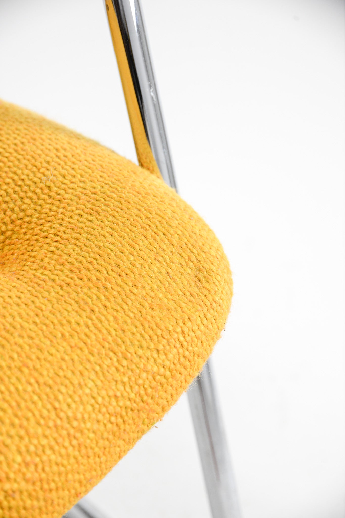 Yellow Fabric Armchair / イエローファブリックアームチェア
