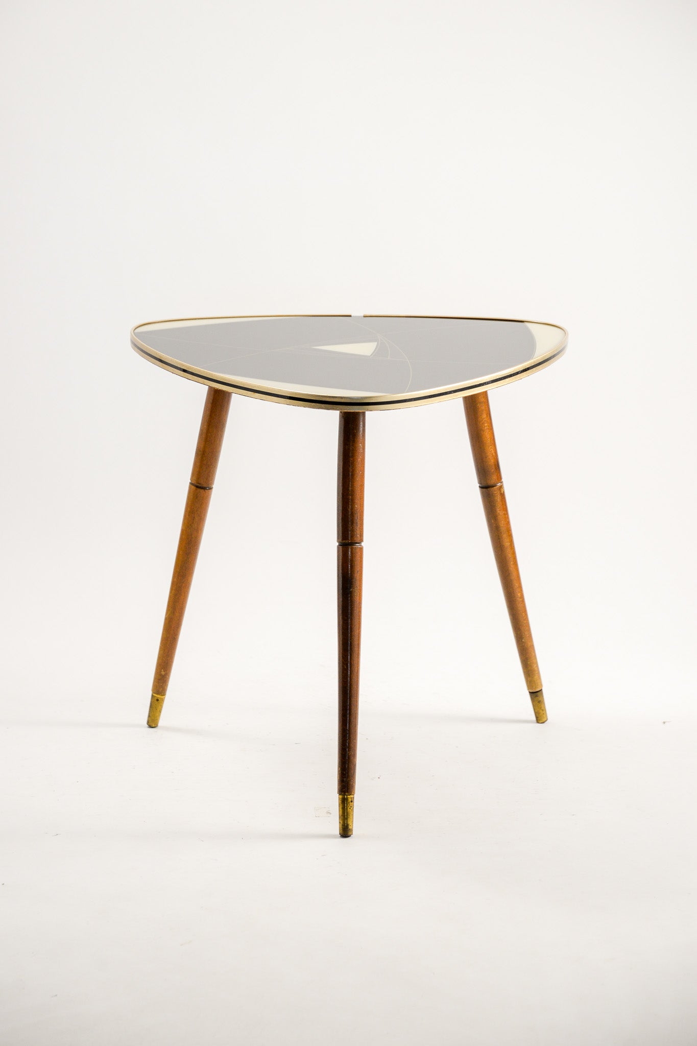 3-legged Patterned Top Coffee Table / 3本脚 絵柄天板 コーヒーテーブル