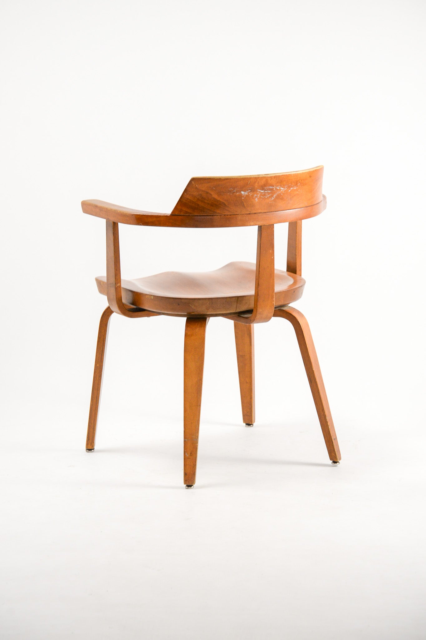 Walter Gropius Thonet W199 Chair / 木製アームチェア ワルターグロピウス
