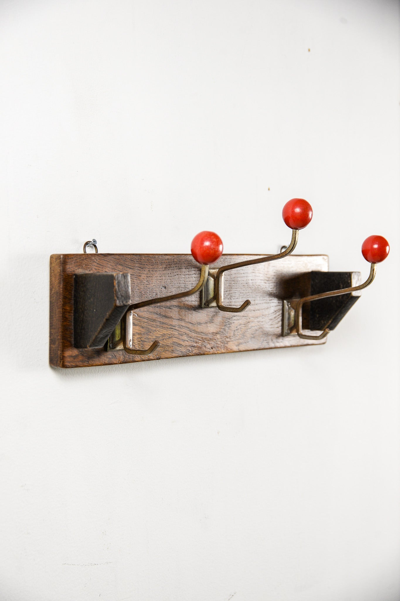 3-Hook Wall Coat Hook / 3連壁かけコートフック