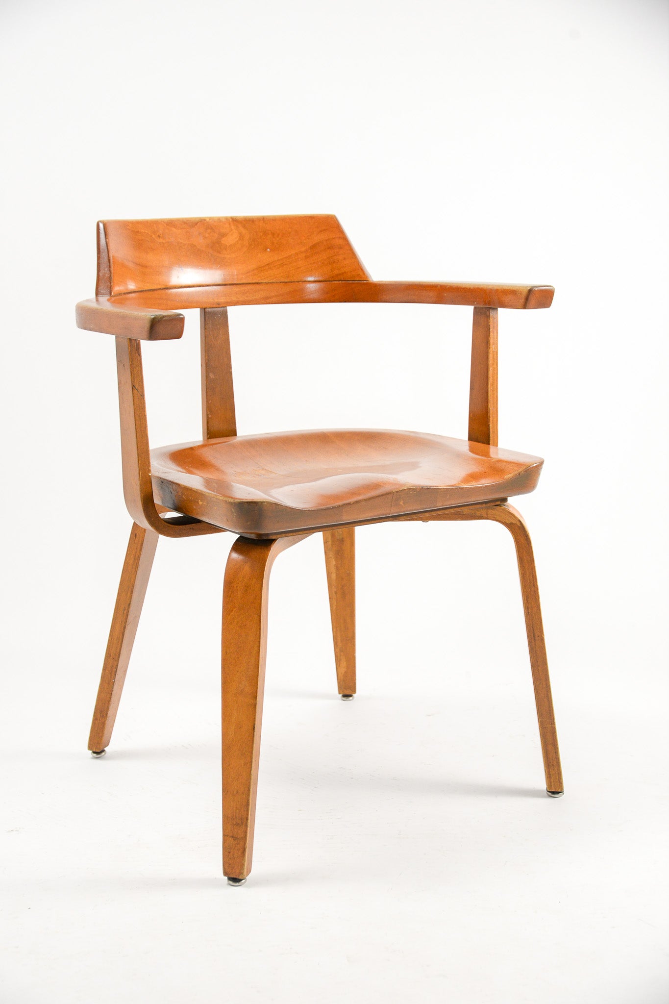 Walter Gropius Thonet W199 Chair / 木製アームチェア ワルターグロピウス