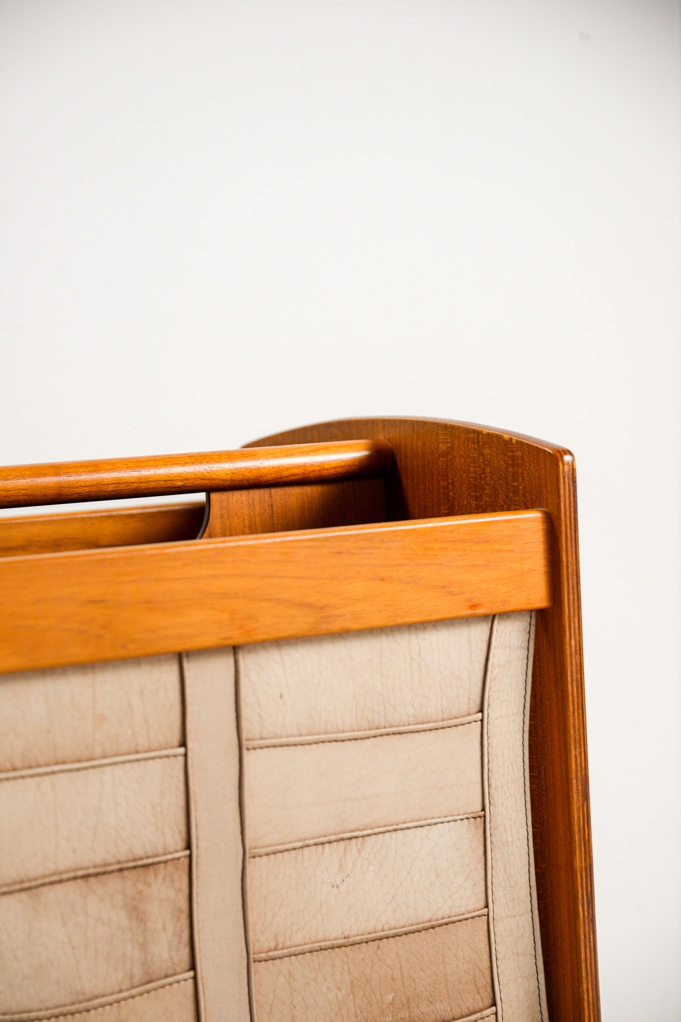 Leather & Wood Magazine Rack / レザー & ウッド マガジンラック