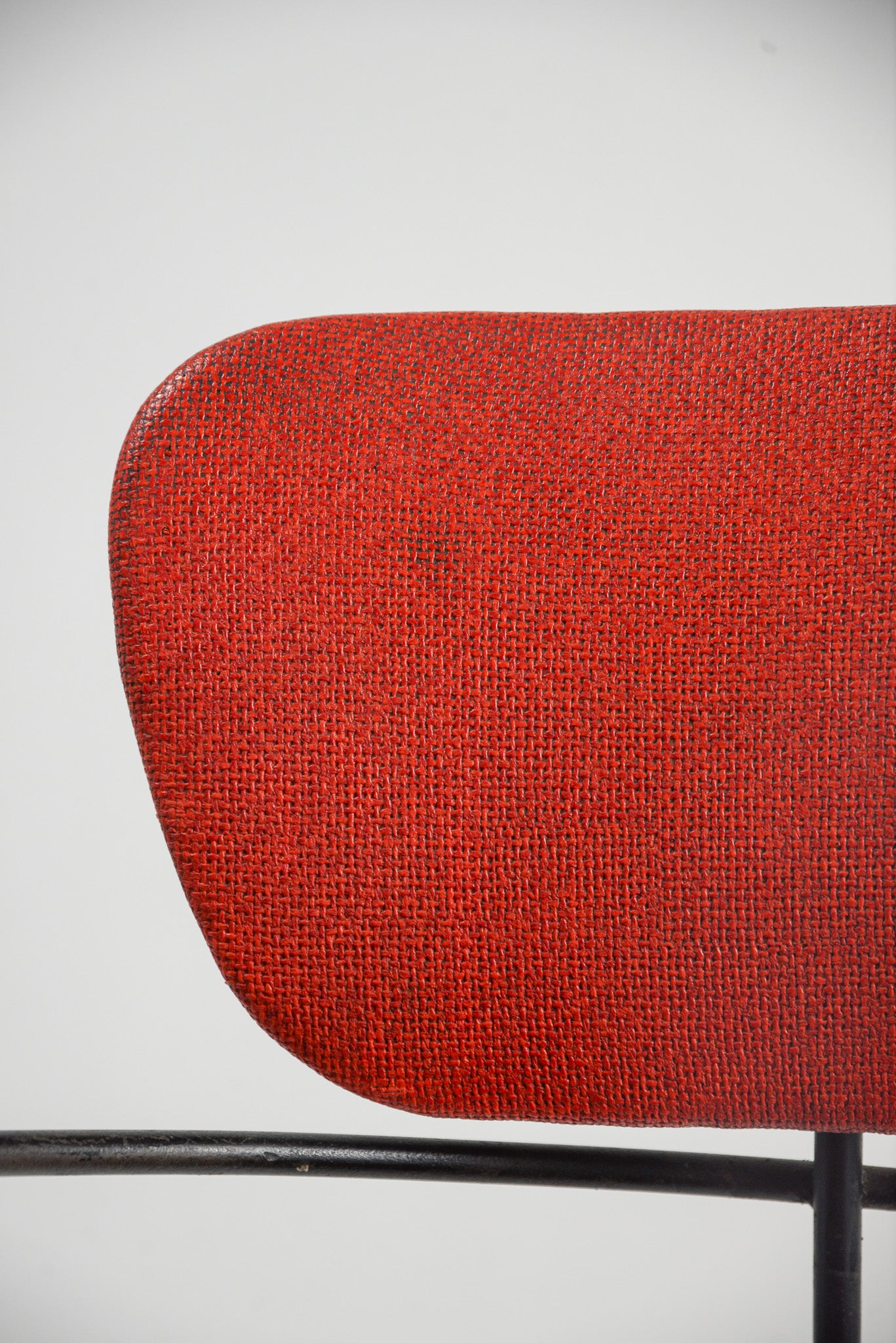 Red Fabric Arm Chair / ファブリック アームチェア