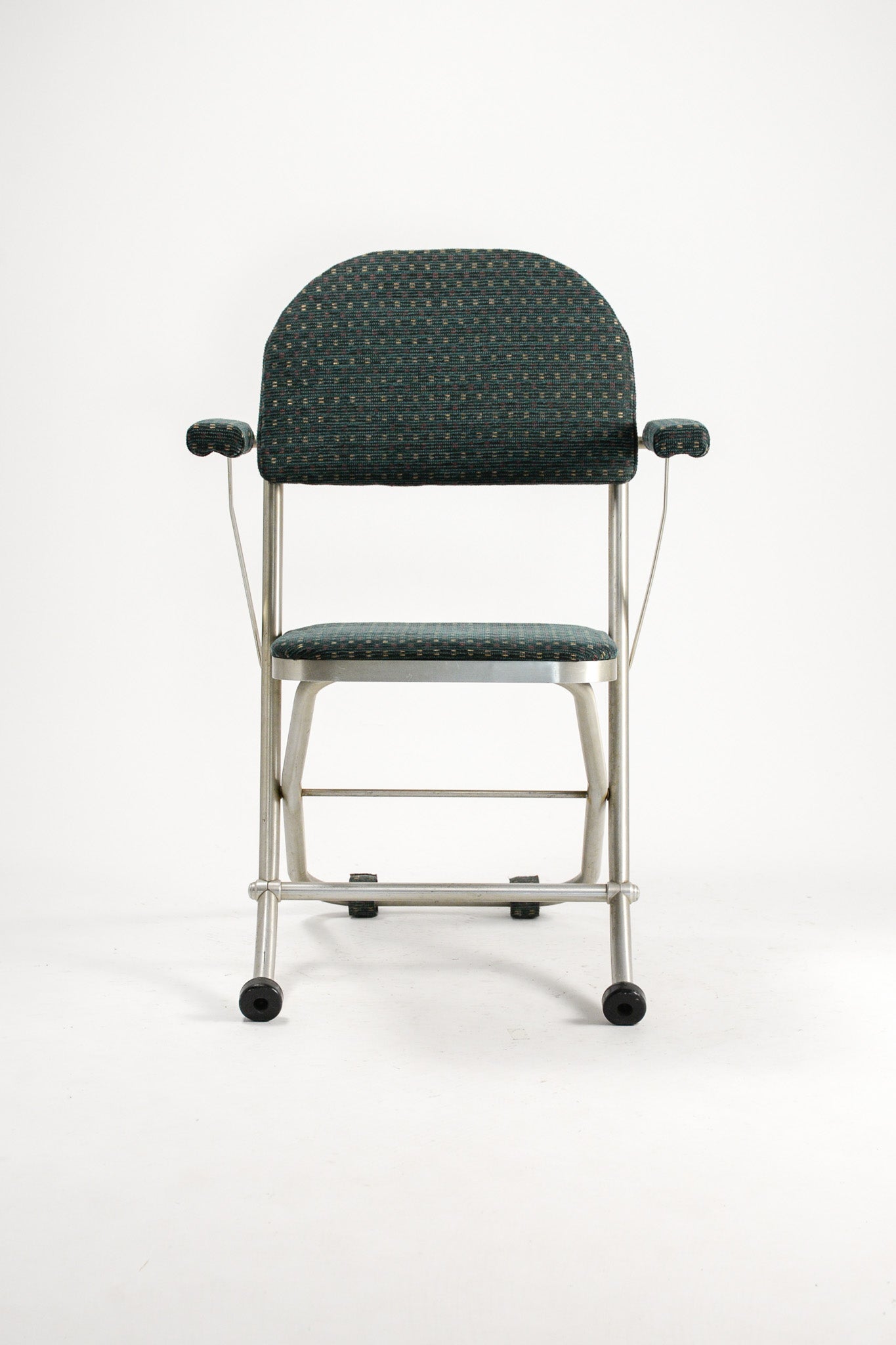 Patterned Fabric Folding Chair / 柄ファブリック 折りたたみイス