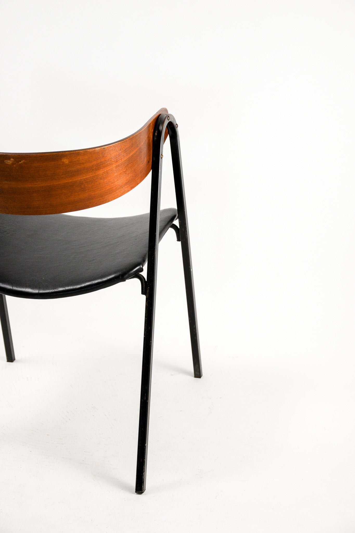 Leather Wood and Metal Chair / レザー×木×メタルチェア