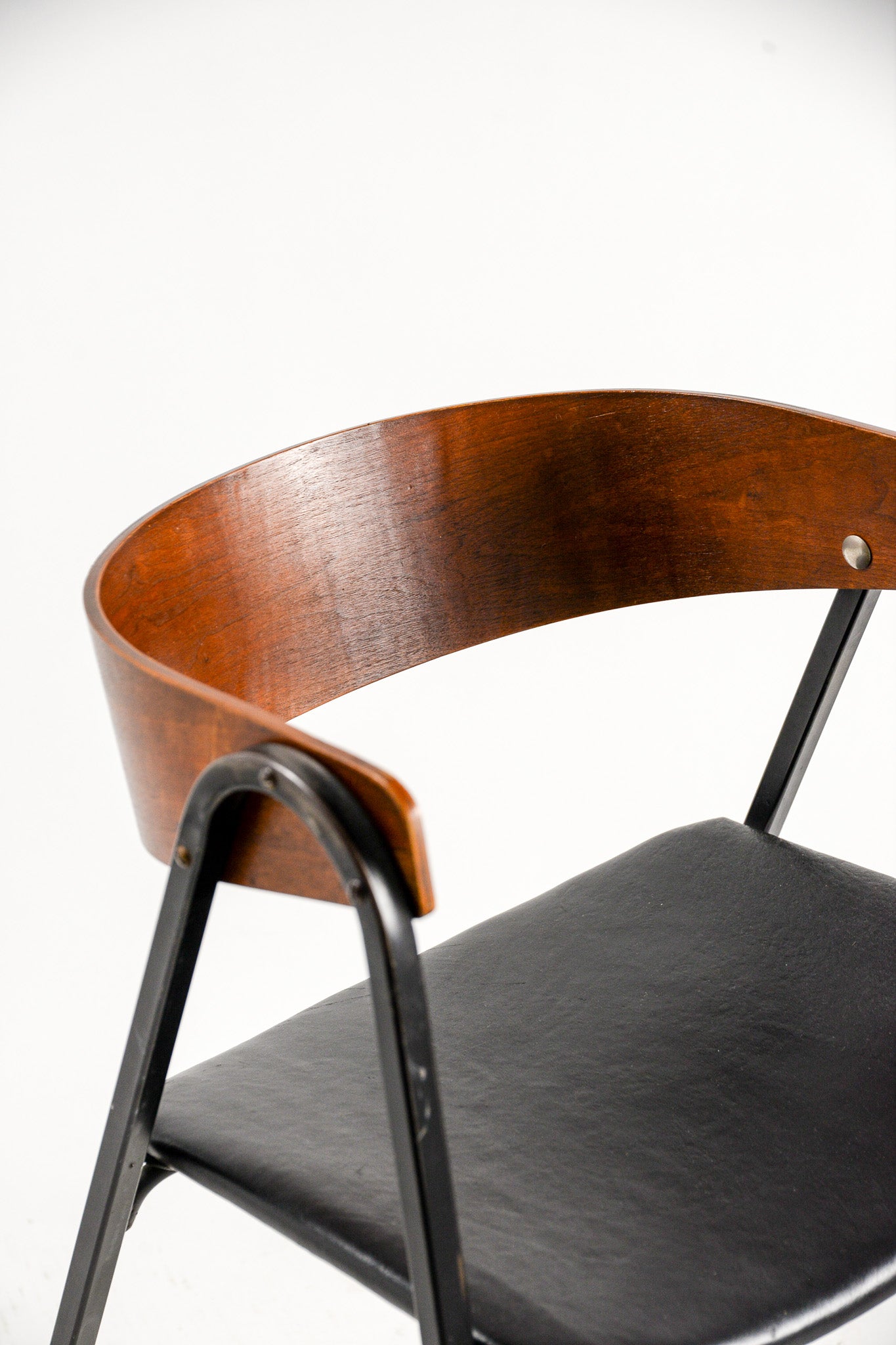 Leather Wood and Metal Chair / レザー×木×メタルチェア