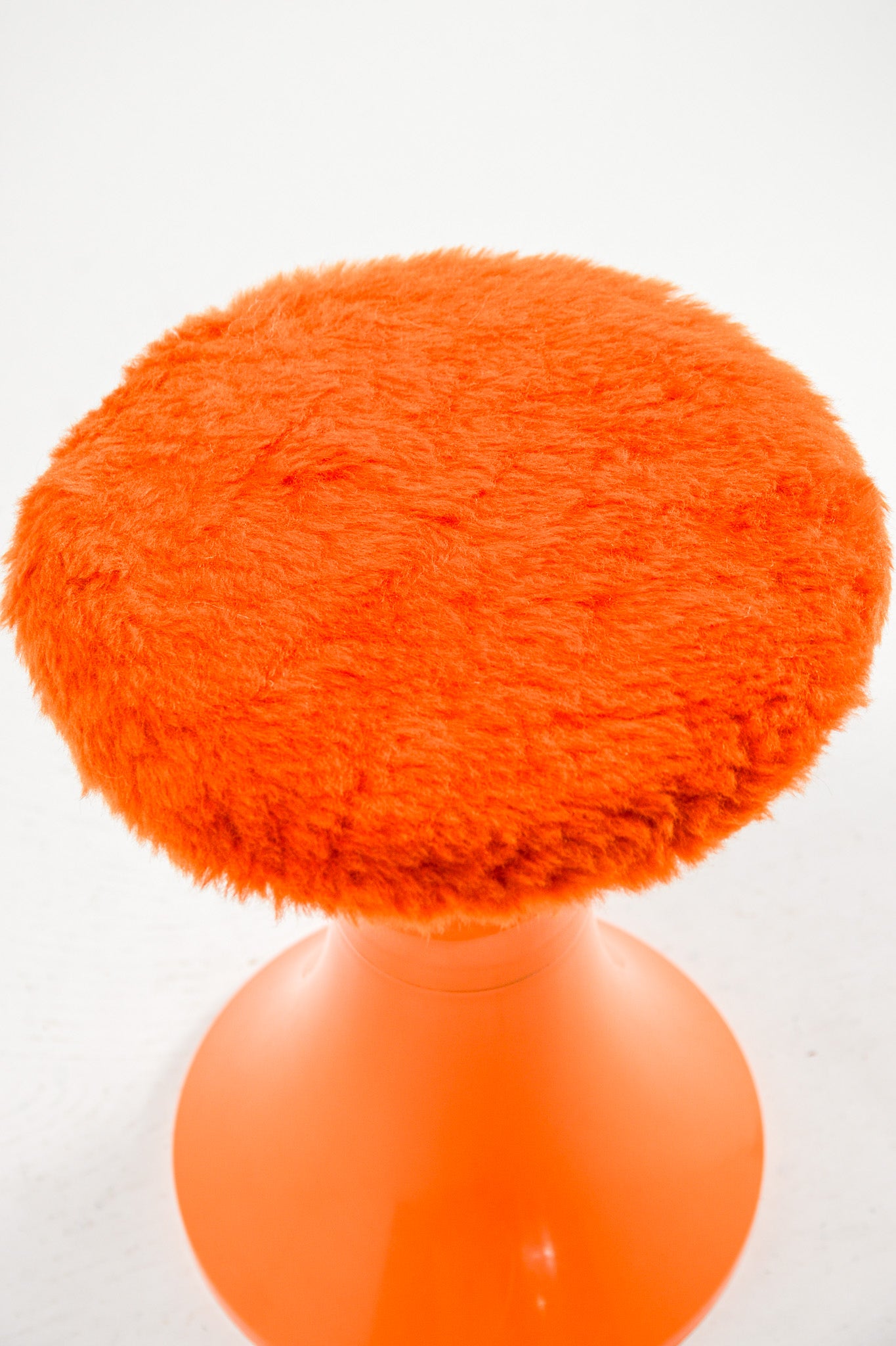 MOFU MOFU Stool / モフモフ スツール（エコファー・オレンジ）