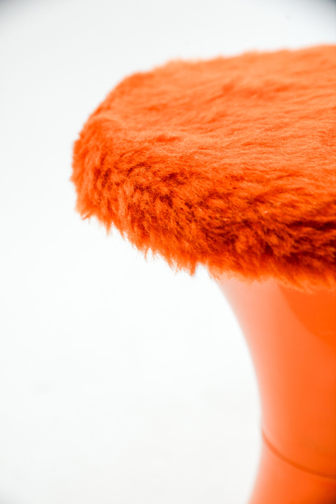 MOFU MOFU Stool / モフモフ スツール（エコファー・オレンジ）