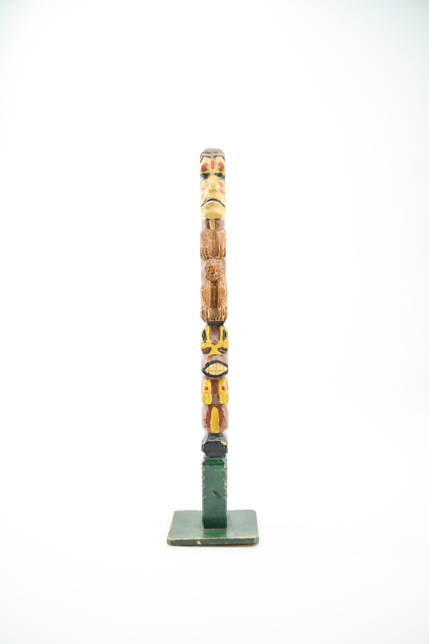Vintage Totem Pole Wood Carving / ヴィンテージ トーテムポール ウッドカービング