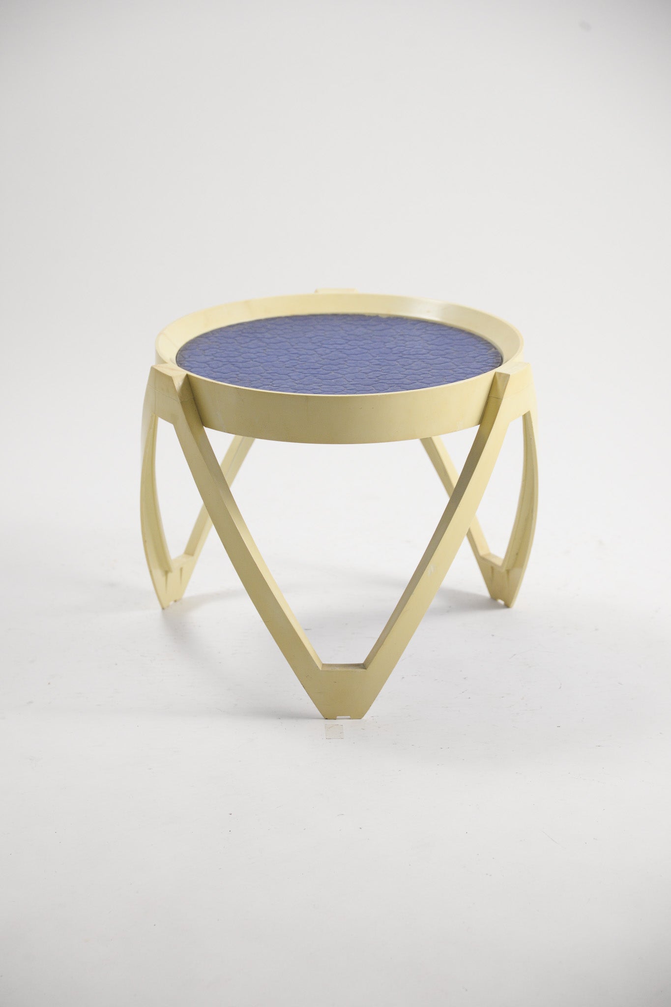 Acrylic Top Low Table / アクリルトップ ローテーブル (Blue)