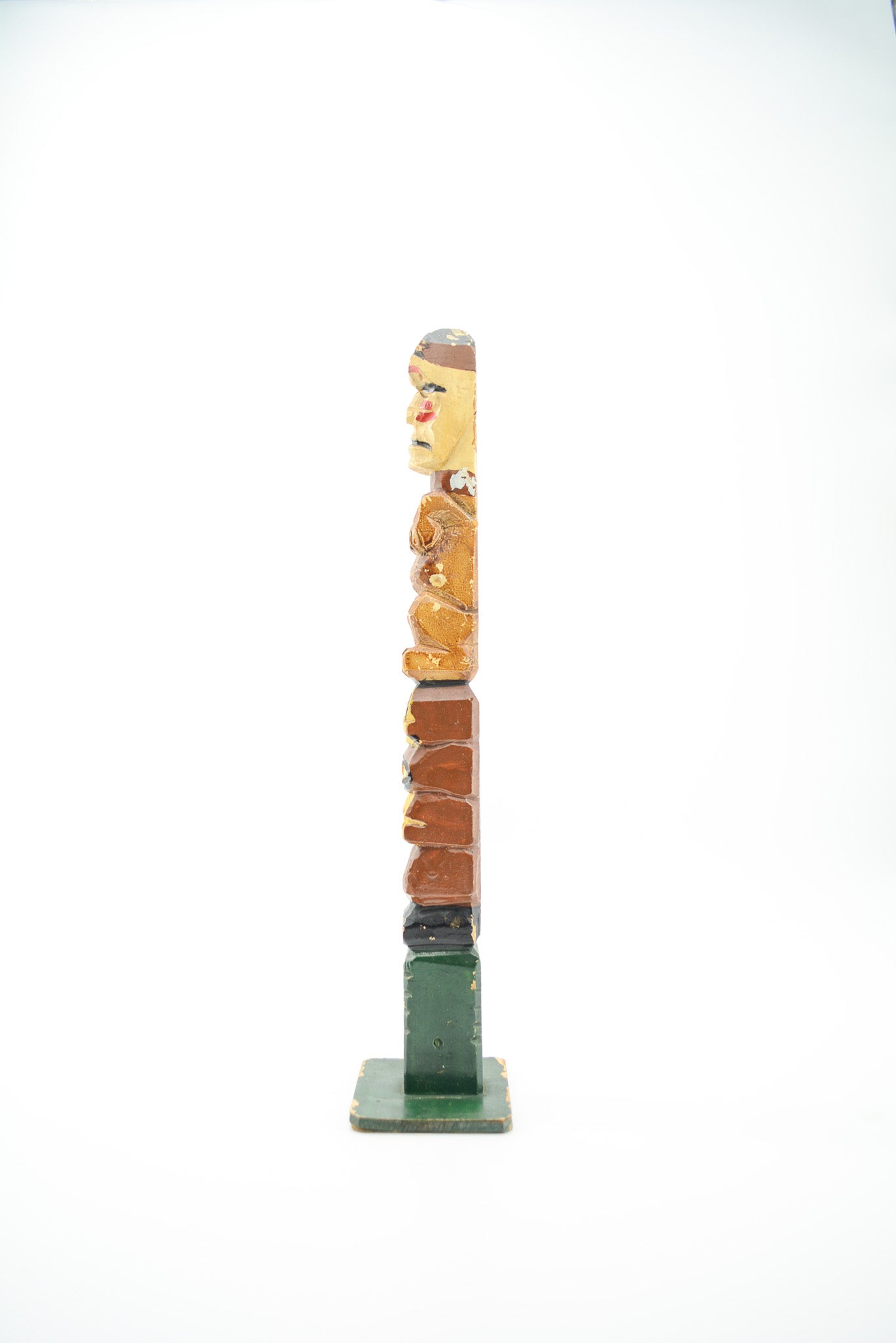 Vintage Totem Pole Wood Carving / ヴィンテージ トーテムポール