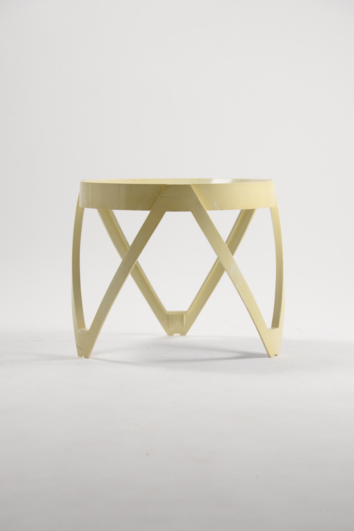 Acrylic Top Low Table / アクリルトップ ローテーブル (Blue)