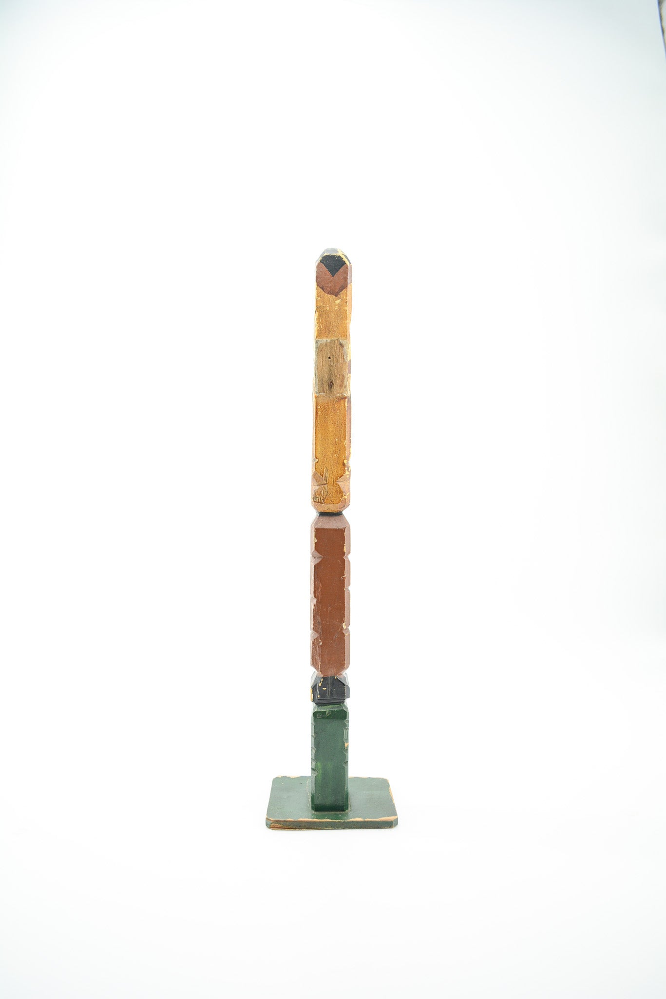 Vintage Totem Pole Wood Carving / ヴィンテージ トーテムポール
