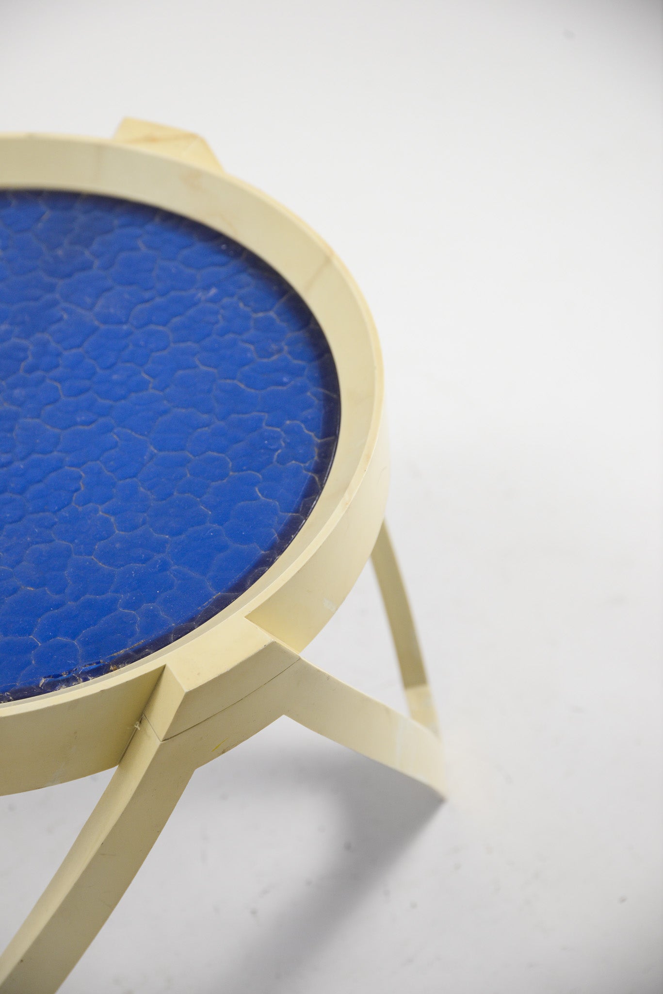 Acrylic Top Low Table / アクリルトップ ローテーブル (Blue)