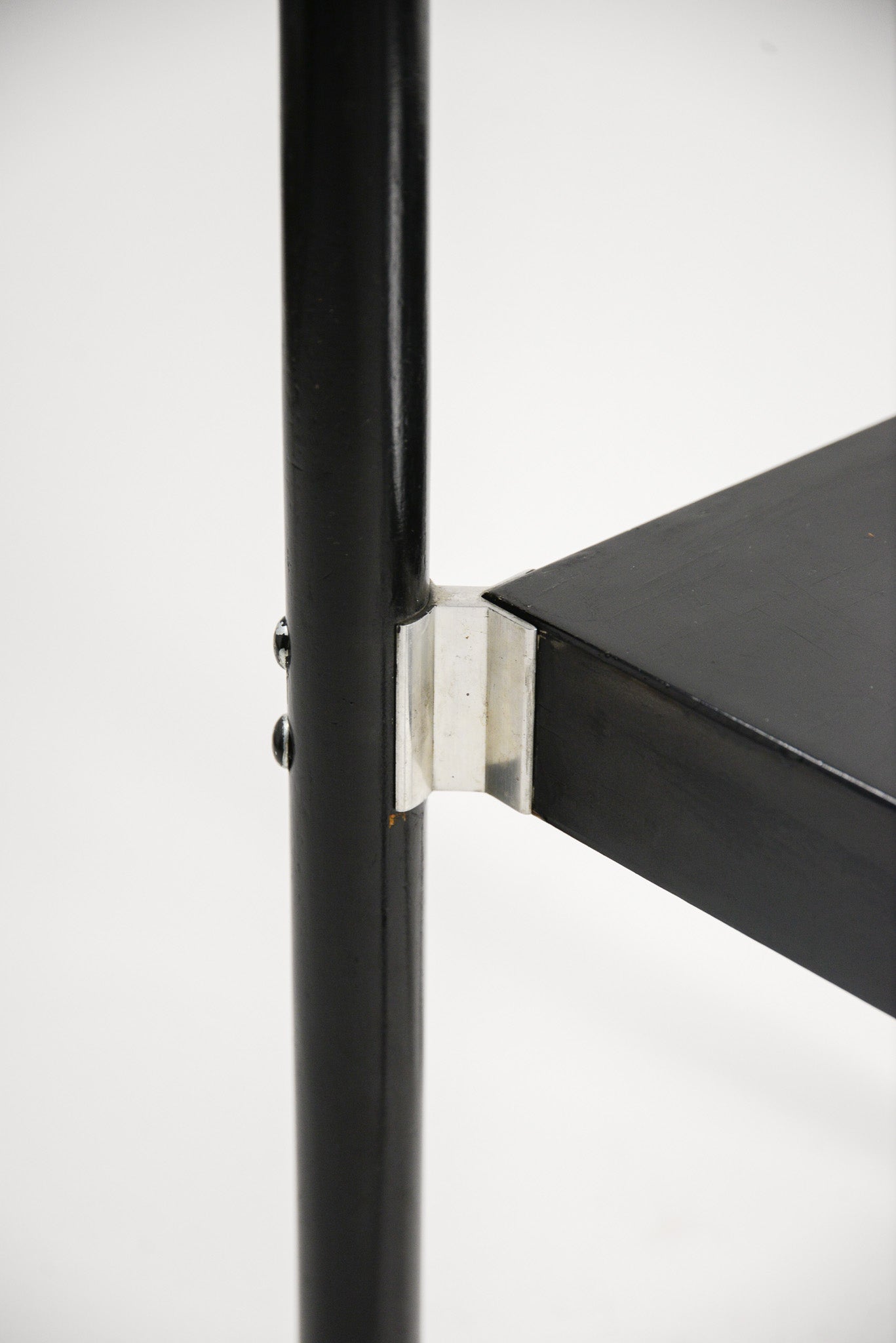 Vintage Black Lacquer Wood Chair / ヴィンテージ ブラックラッカー ウッドチェア