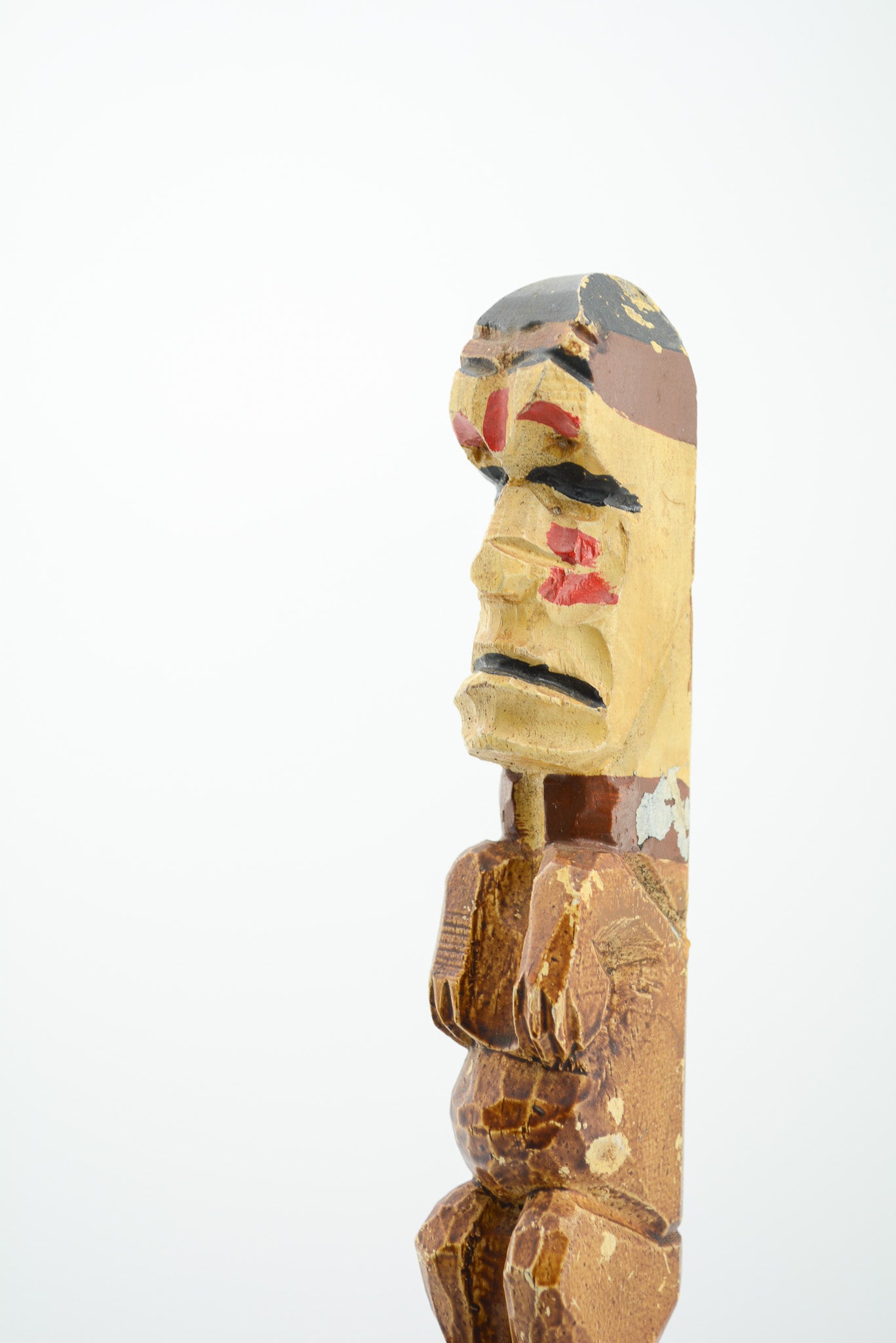 Vintage Totem Pole Wood Carving / ヴィンテージ トーテムポール