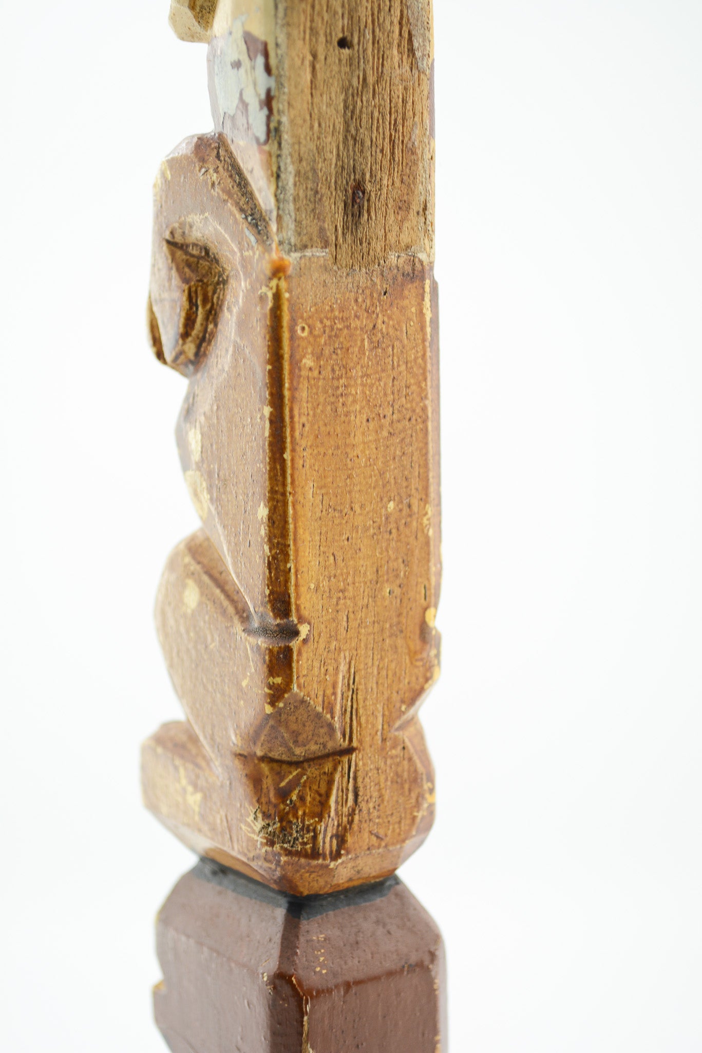Vintage Totem Pole Wood Carving / ヴィンテージ トーテムポール