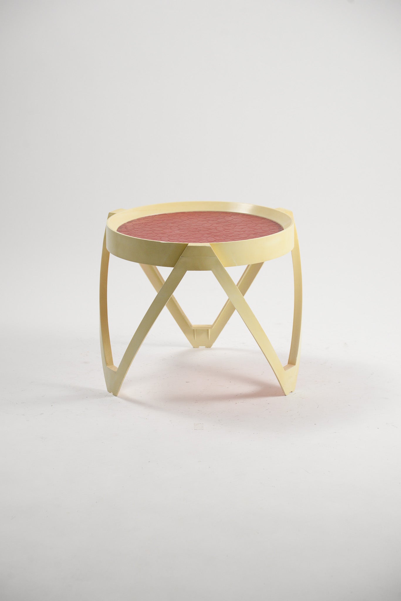 Acrylic Top Low Table (Red) / アクリルトップ ローテーブル（レッド