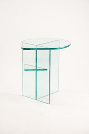 Glass Side Table / ガラスのサイドテーブル