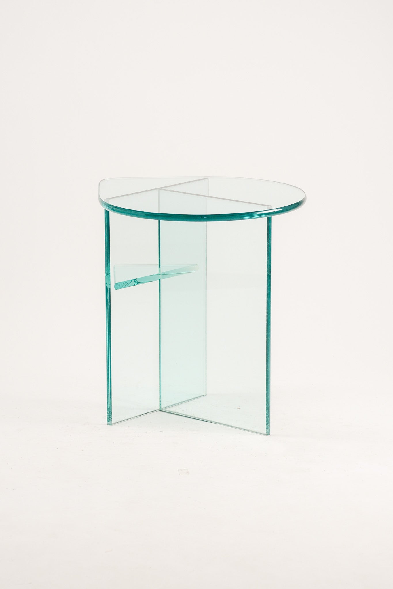 Glass Side Table / ガラスのサイドテーブル