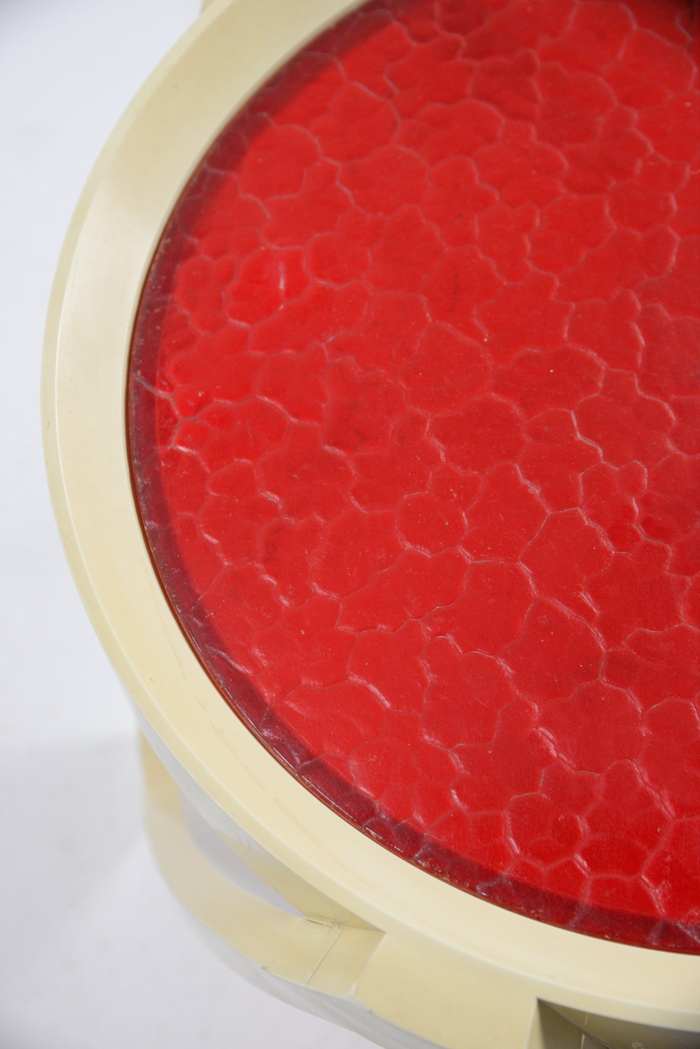 Acrylic Top Low Table (Red) / アクリルトップ ローテーブル（レッド）