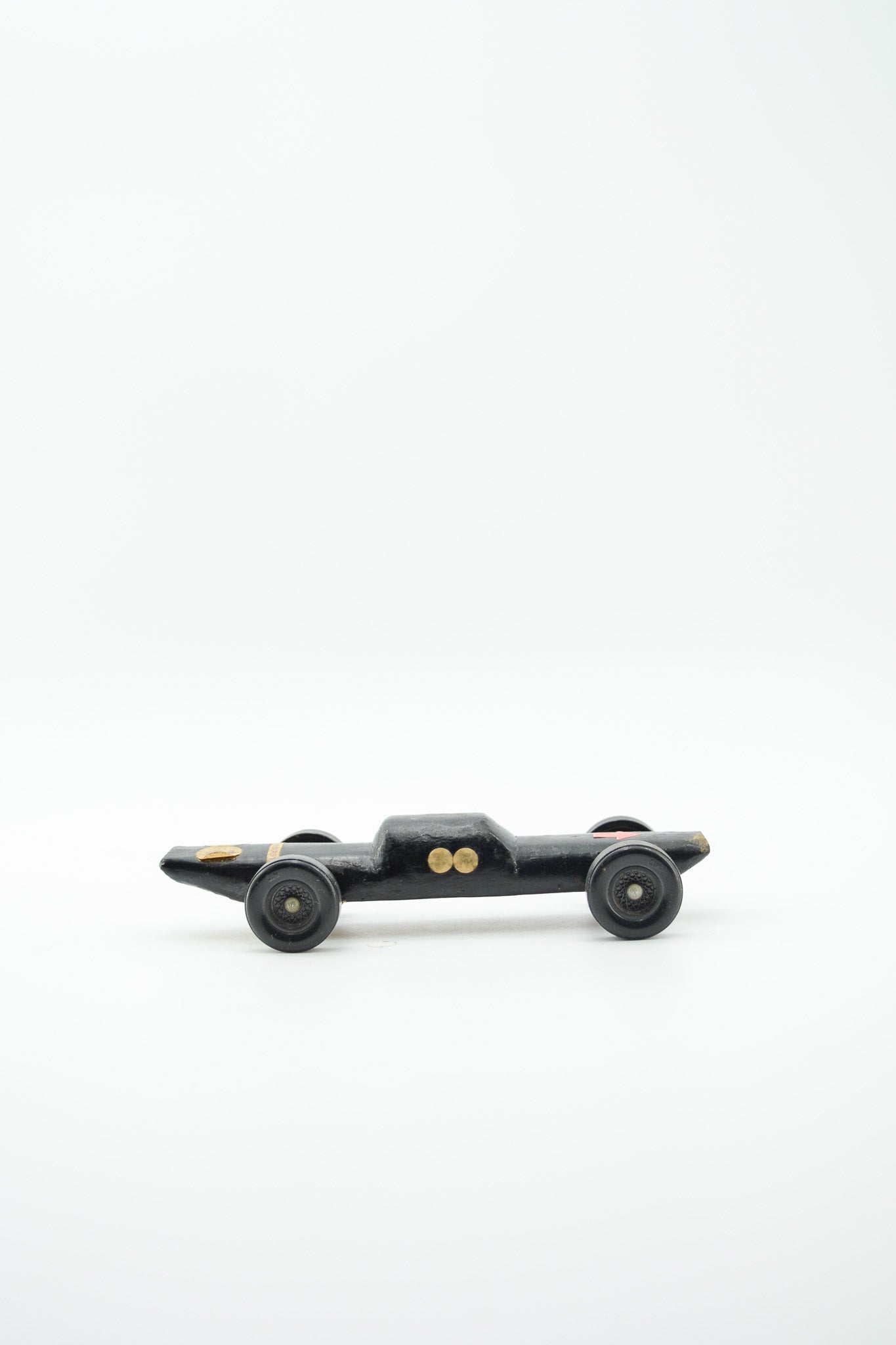 Vintage Pinewood Derby Car "Black No.12" / ヴィンテージ パインウッドダービー車 "ブラック No.12"