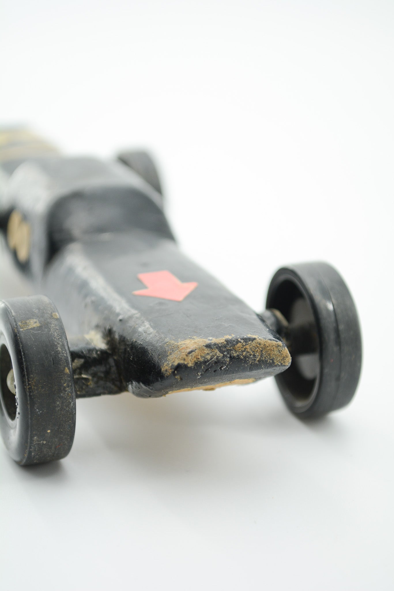 Vintage Pinewood Derby Car "Black No.12" / ヴィンテージ パインウッドダービー車 "ブラック No.12"