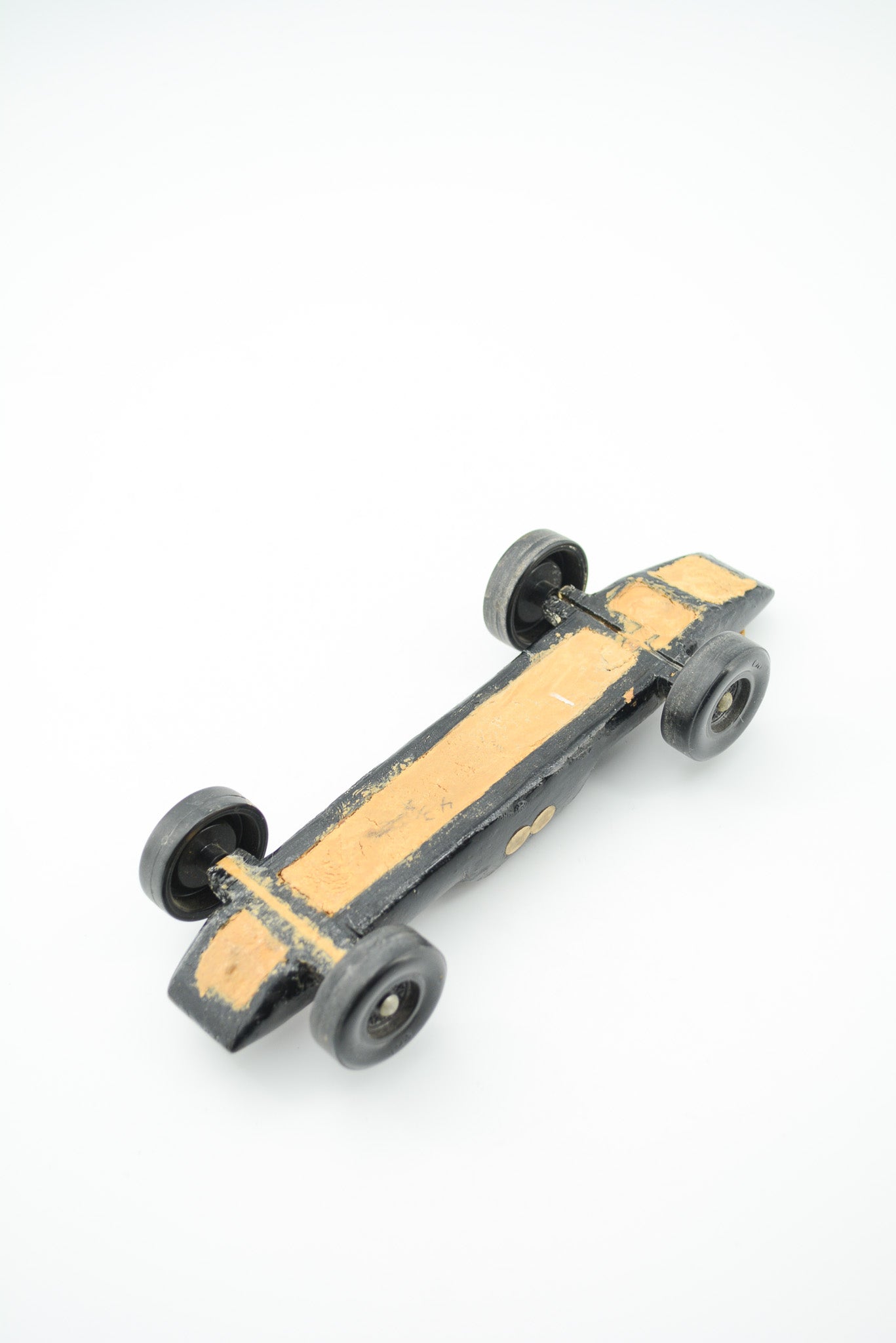 Vintage Pinewood Derby Car "Black No.12" / ヴィンテージ パインウッドダービー車 "ブラック No.12"
