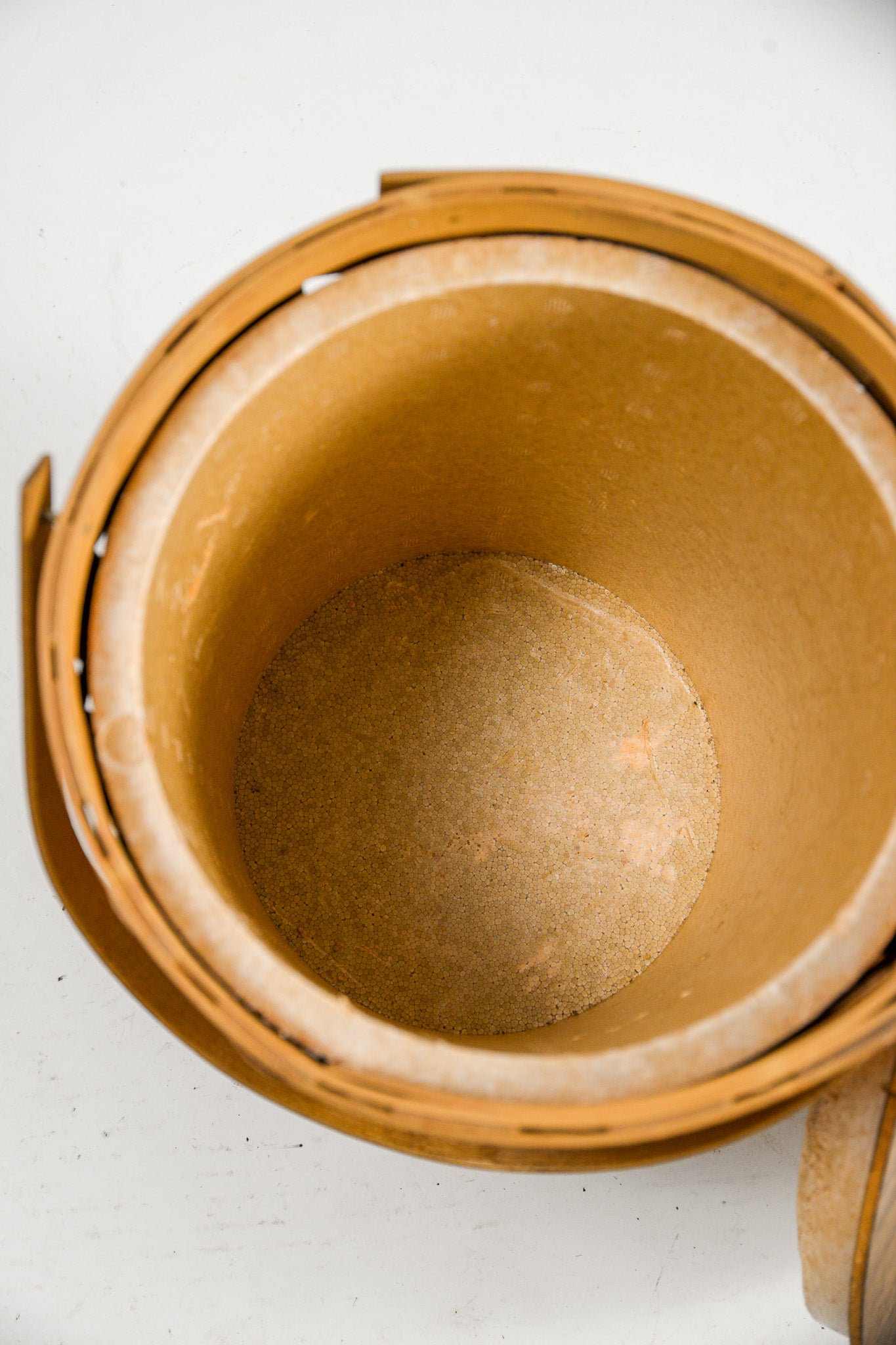 Vintage Mr. Peanut Round Basket / ミスターピーナッツ 丸バスケット