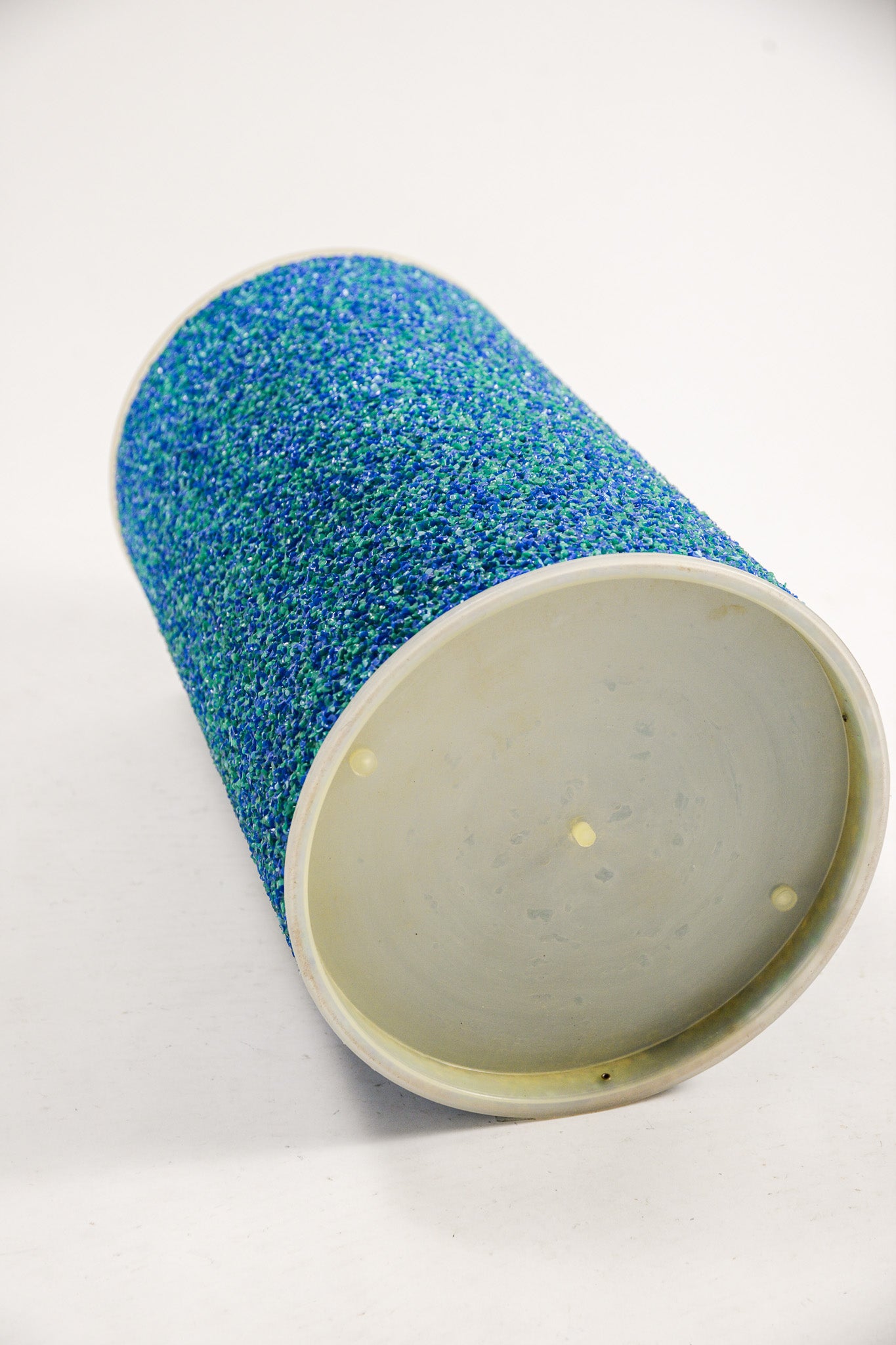 Blue Cylindrical Lidded Box / ブルー円筒フタ付きBOX