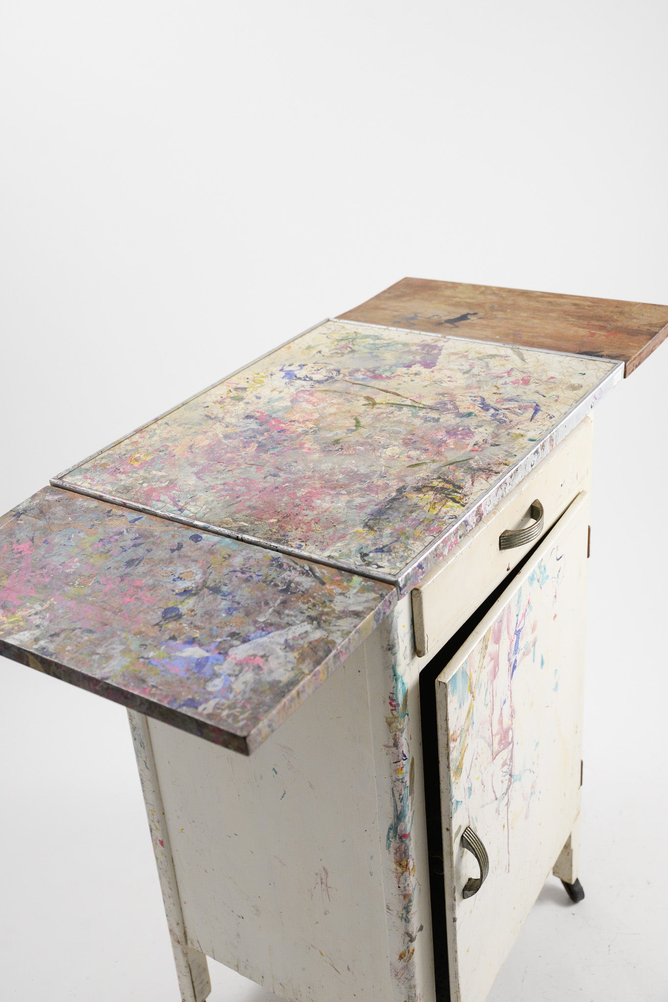 Vintage Atelier Kitchen Cabinet with Drop-leaf Panels / ヴィンテージ アトリエキッチンキャビネット（ドロップリーフパネル付き）