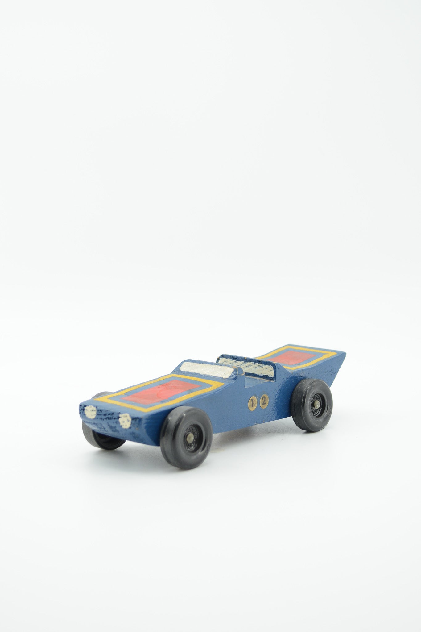 Vintage Pinewood Derby Car "No.12" / ヴィンテージ パインウッドダービー車 "No.12"