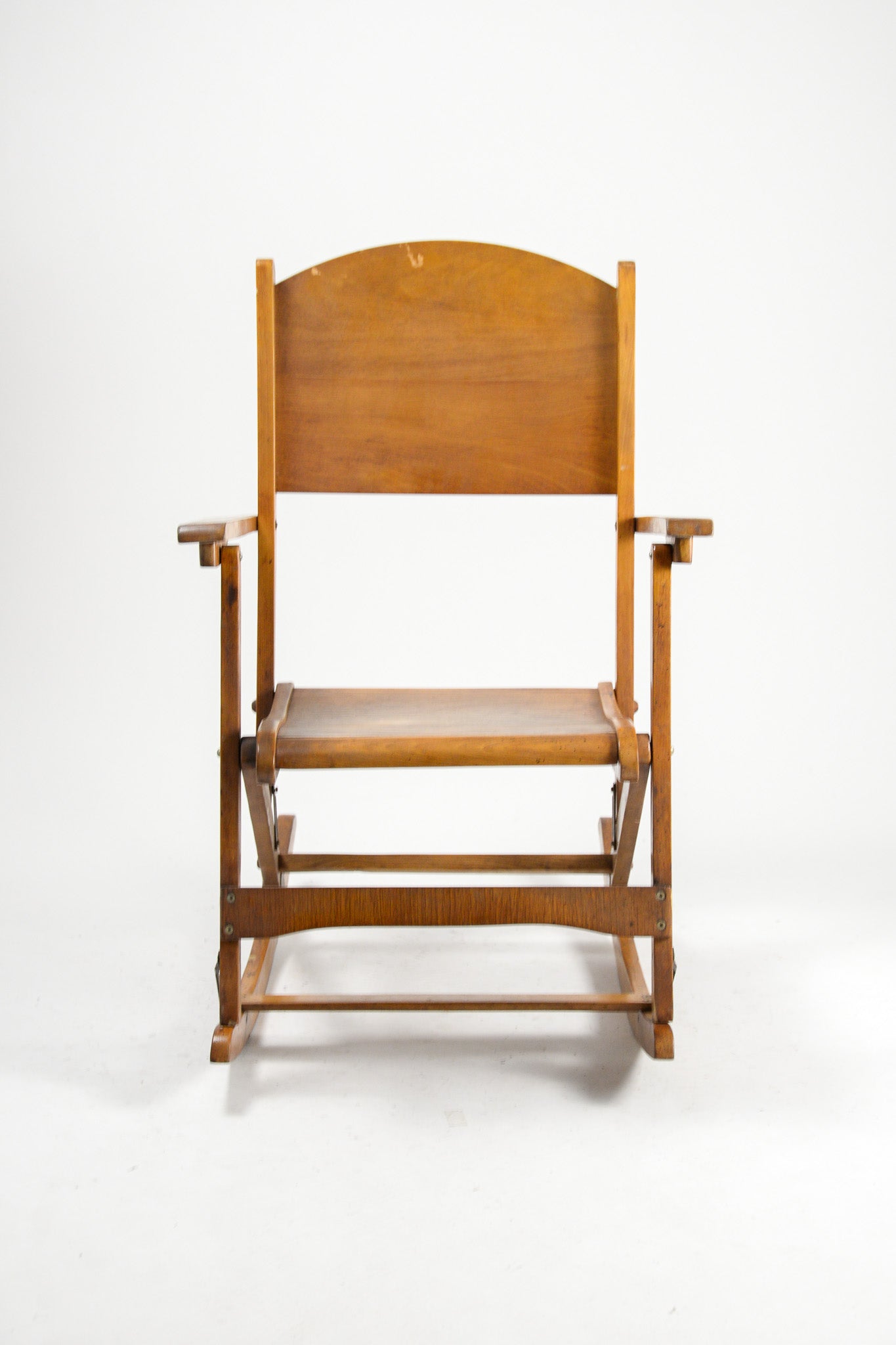 Wooden Folding Rocking Chair / 木製 折りたたみロッキングチェア