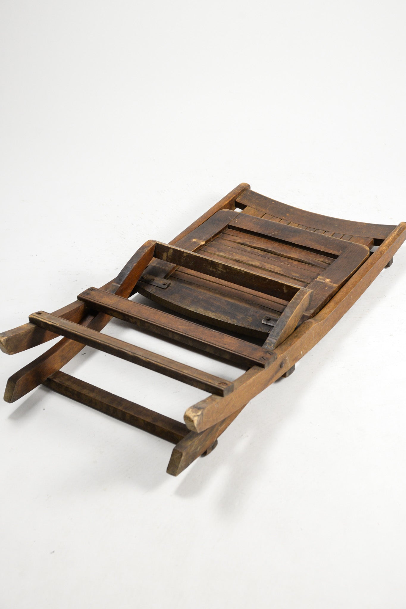Wooden Folding Chair / 木製 折りたたみイス