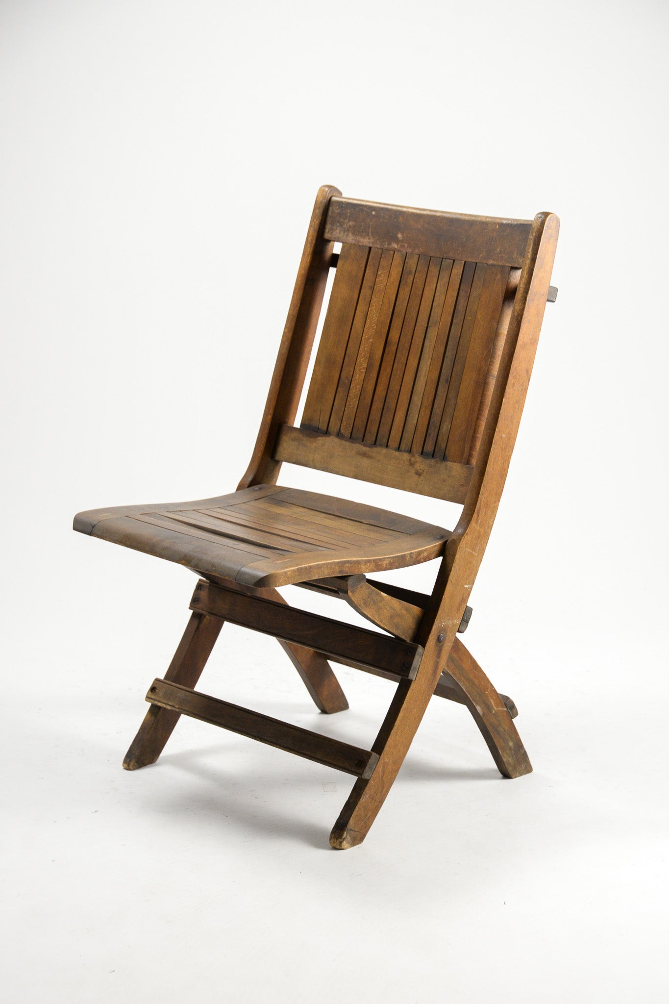Wooden Folding Chair / 木製 折りたたみイス