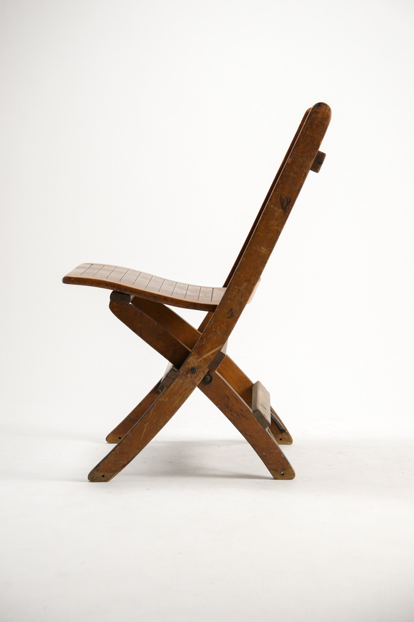 Wooden Folding Chair / 木製 折りたたみイス