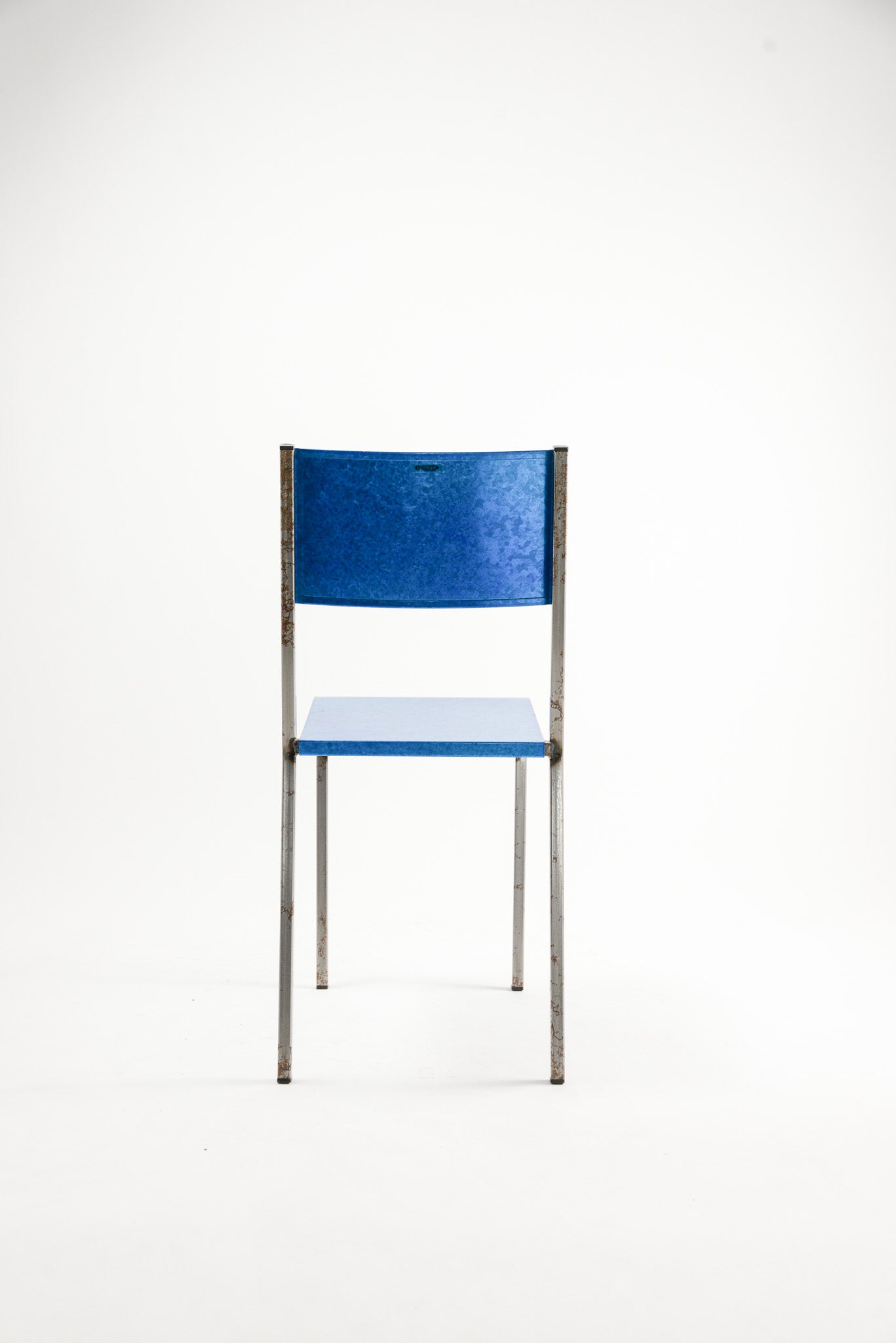 Blue Metal Chair by Parisotto / ブルーメタルチェア